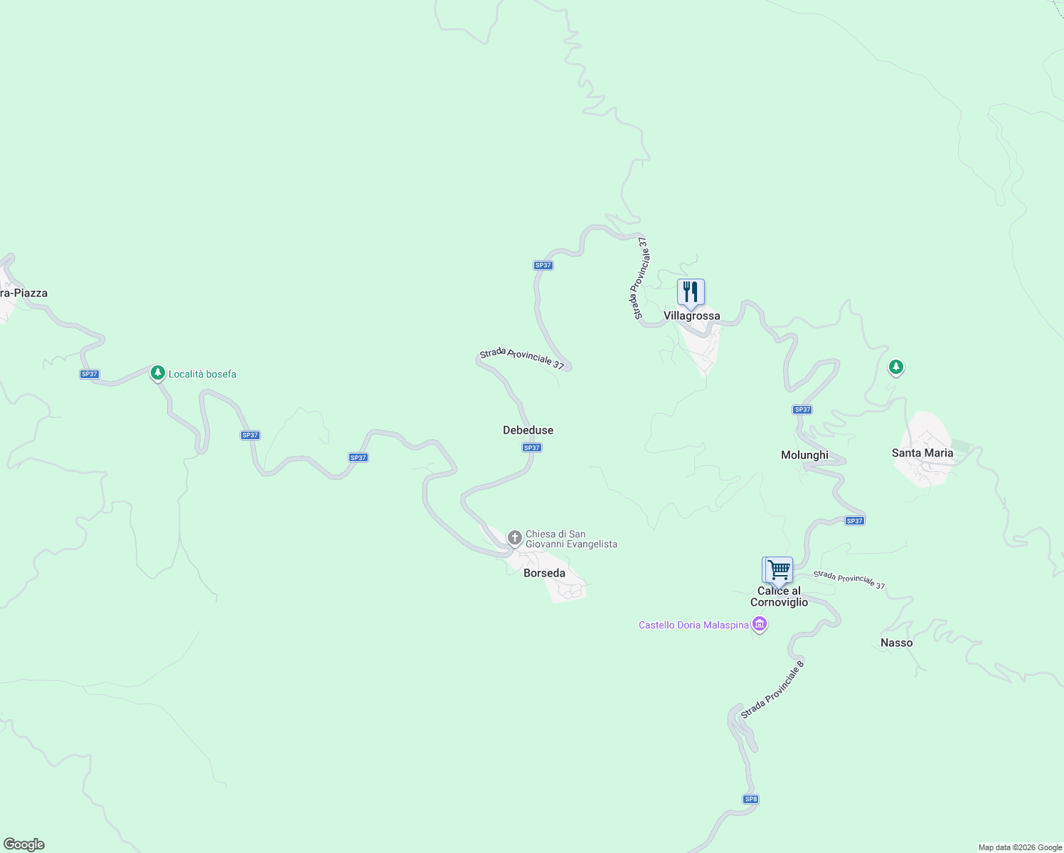 map of restaurants, bars, coffee shops, grocery stores, and more near in Debeduse