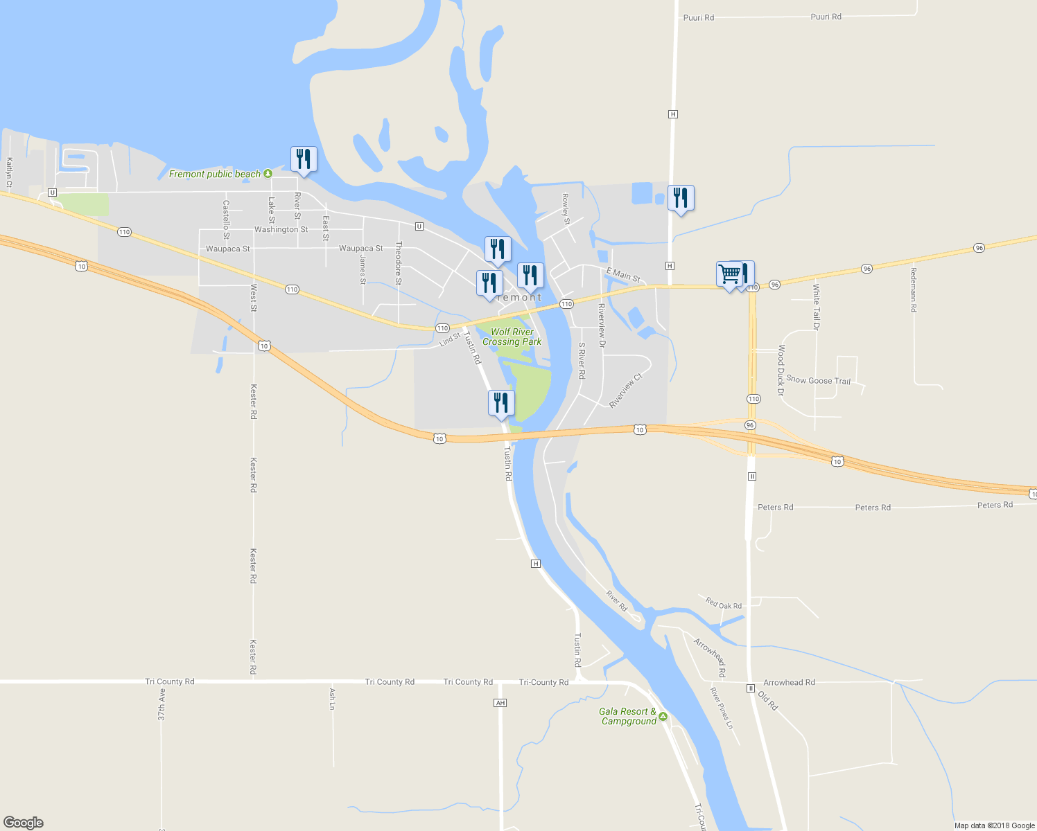 map of restaurants, bars, coffee shops, grocery stores, and more near 214 Tustin Road in Fremont