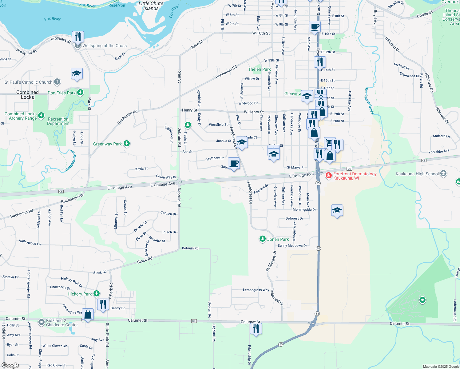 662 Frances Street, Kaukauna WI Walk Score