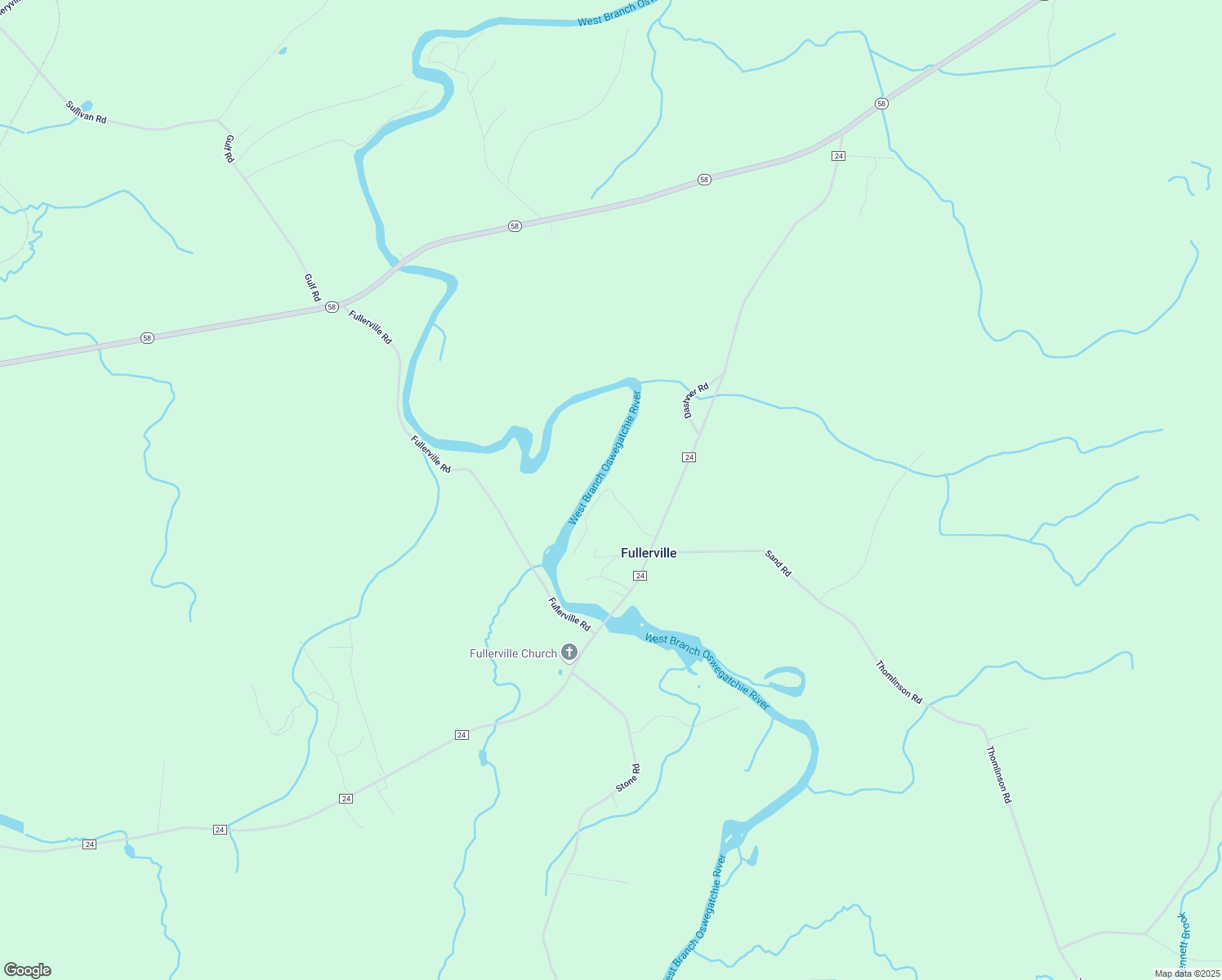 map of restaurants, bars, coffee shops, grocery stores, and more near 26 Riveredge Dr in Gouverneur