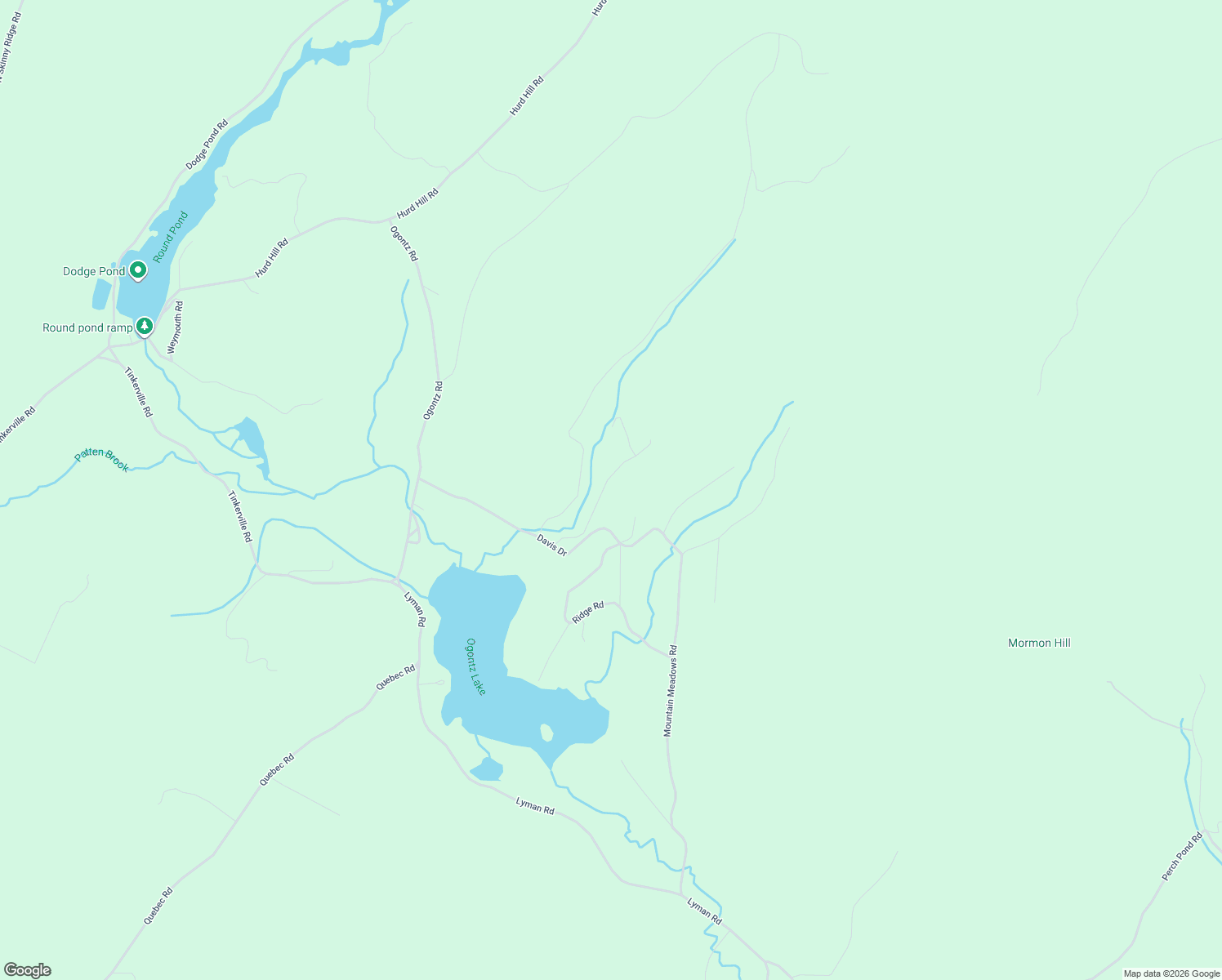 map of restaurants, bars, coffee shops, grocery stores, and more near 60 Wetherbee Road in Lyman
