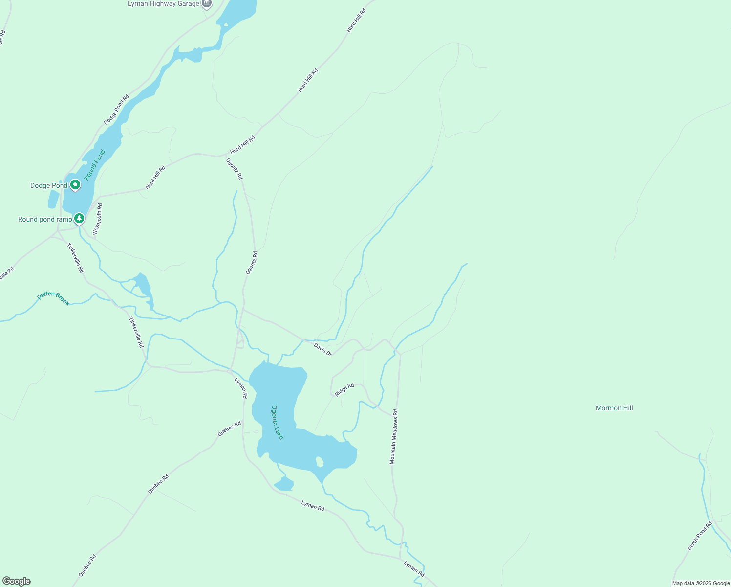 map of restaurants, bars, coffee shops, grocery stores, and more near 10 Woodland Lane in Lyman