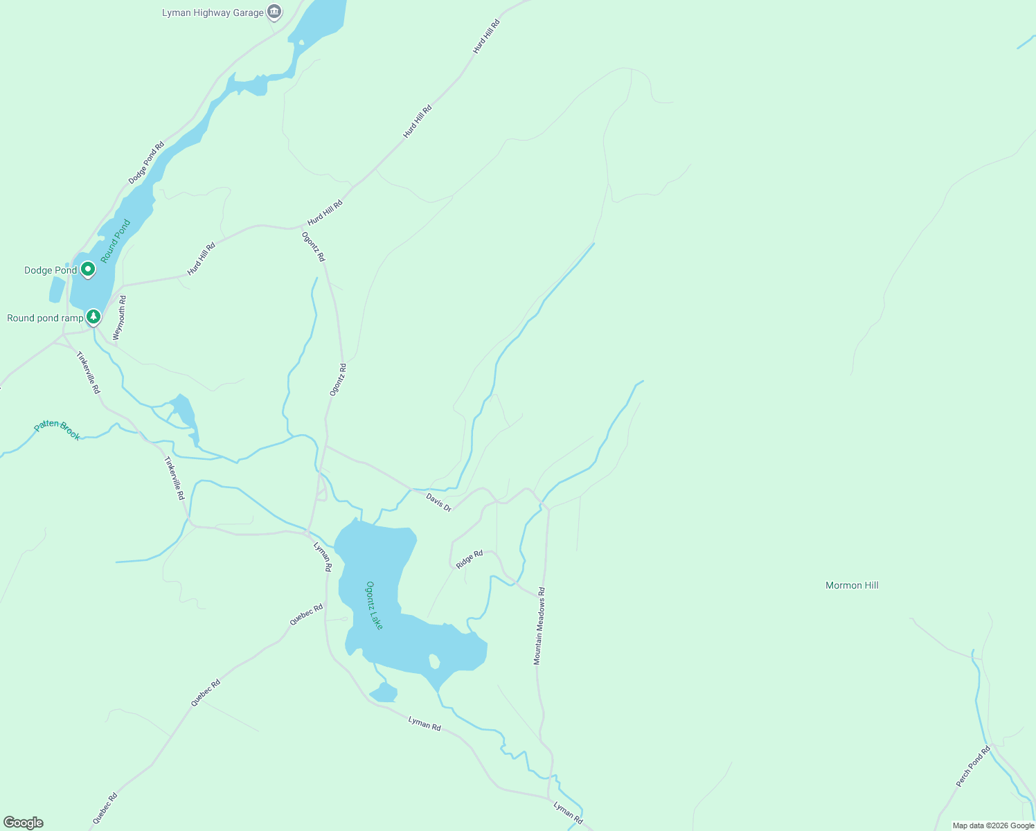 map of restaurants, bars, coffee shops, grocery stores, and more near 10 Woodland Lane in Lyman