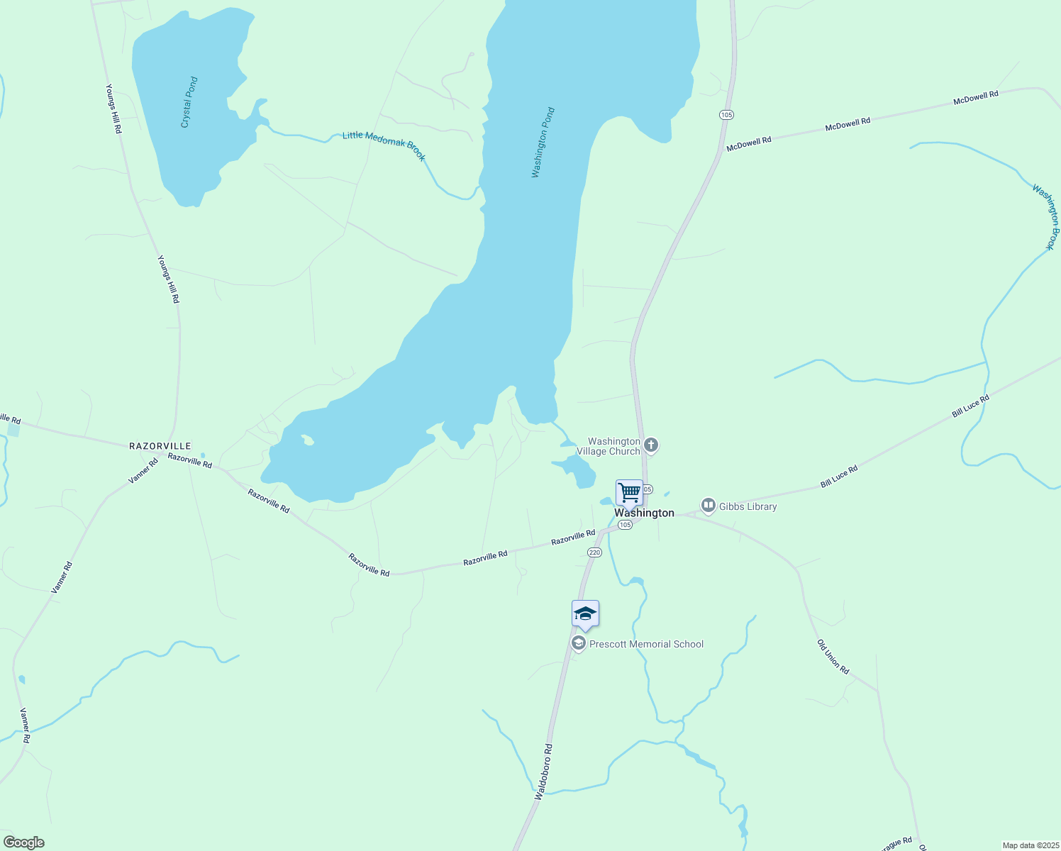 map of restaurants, bars, coffee shops, grocery stores, and more near 10 Ames Lane in Washington