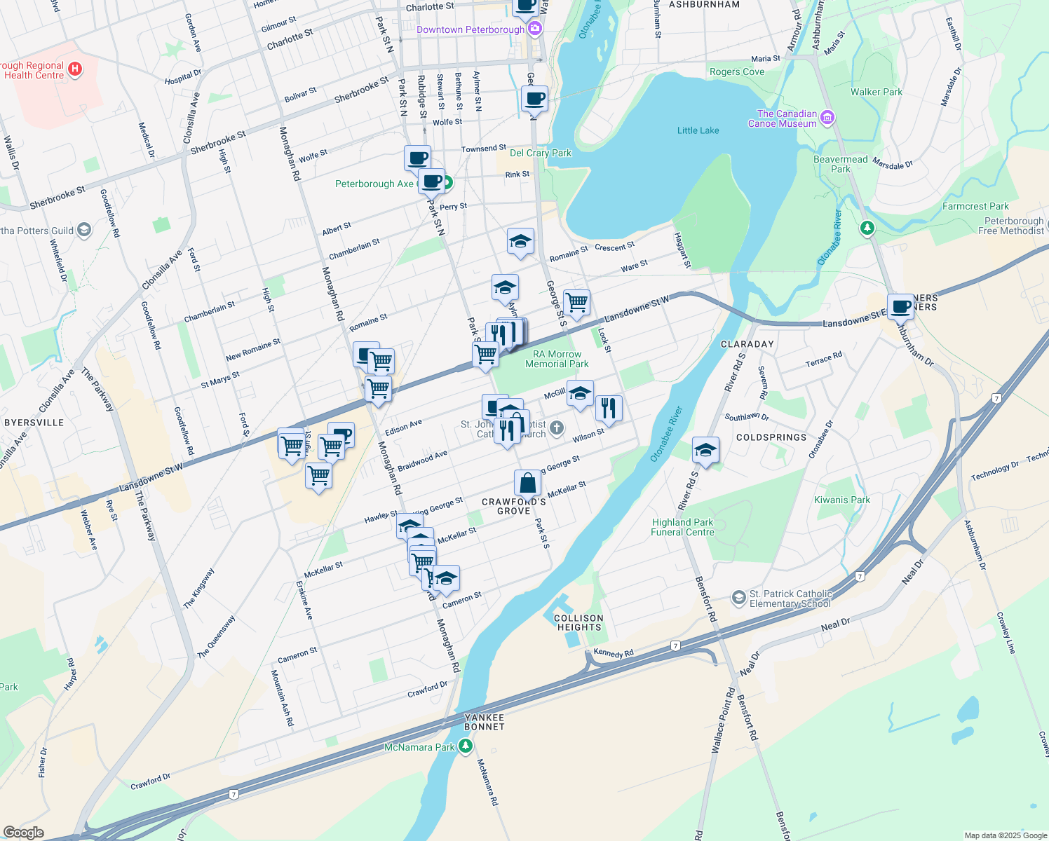 342 Braidwood Avenue, Peterborough ON Walk Score