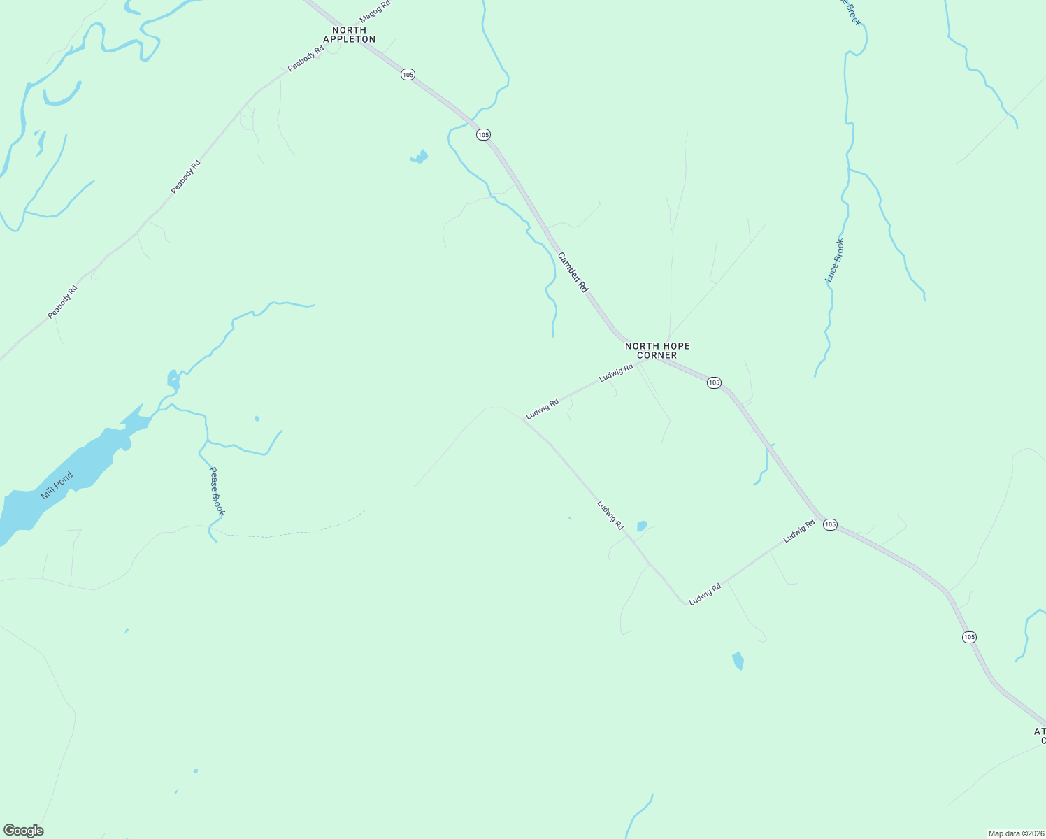 map of restaurants, bars, coffee shops, grocery stores, and more near 198 Ludwig Road in Hope