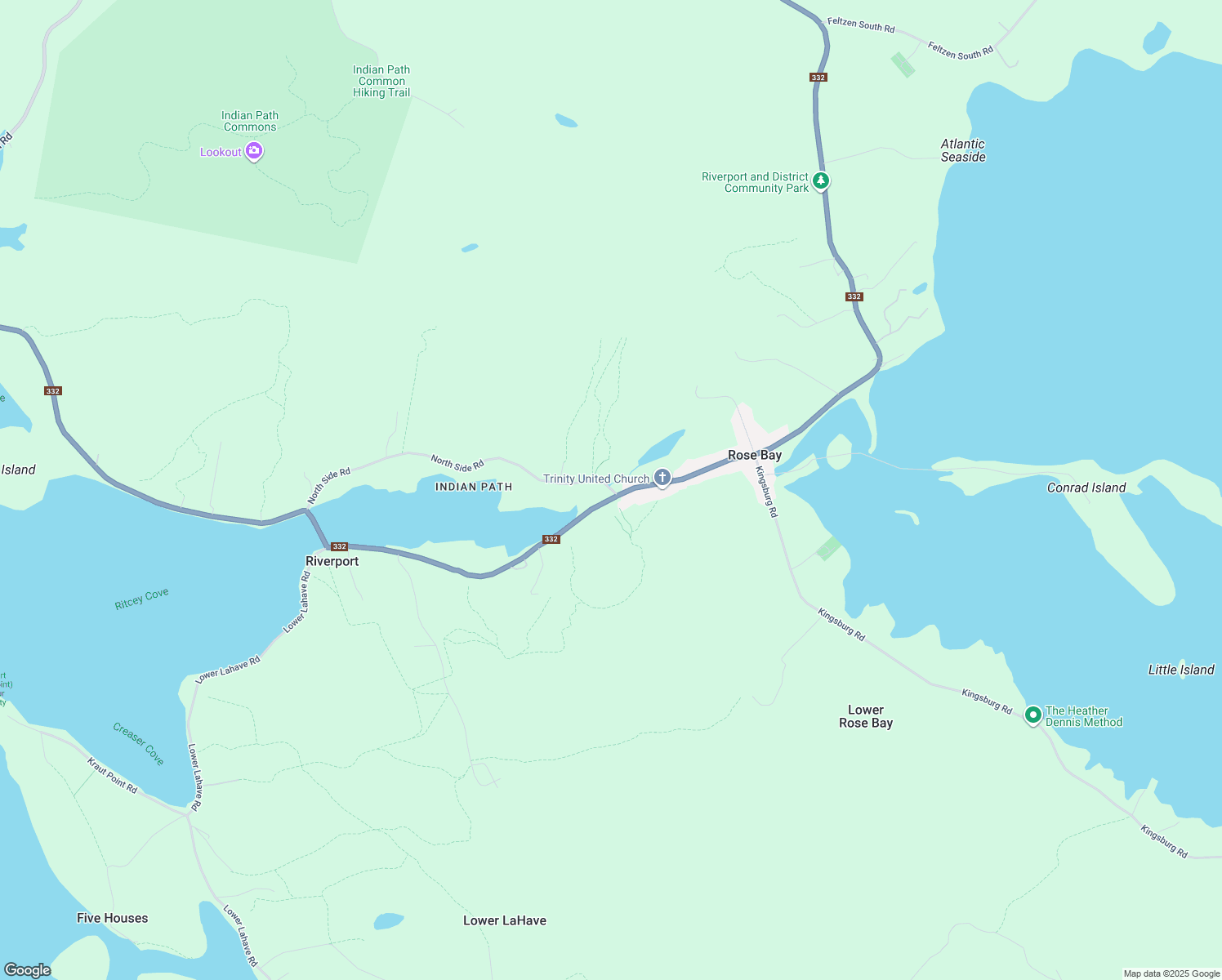 map of restaurants, bars, coffee shops, grocery stores, and more near 235 North Side Road in Riverport