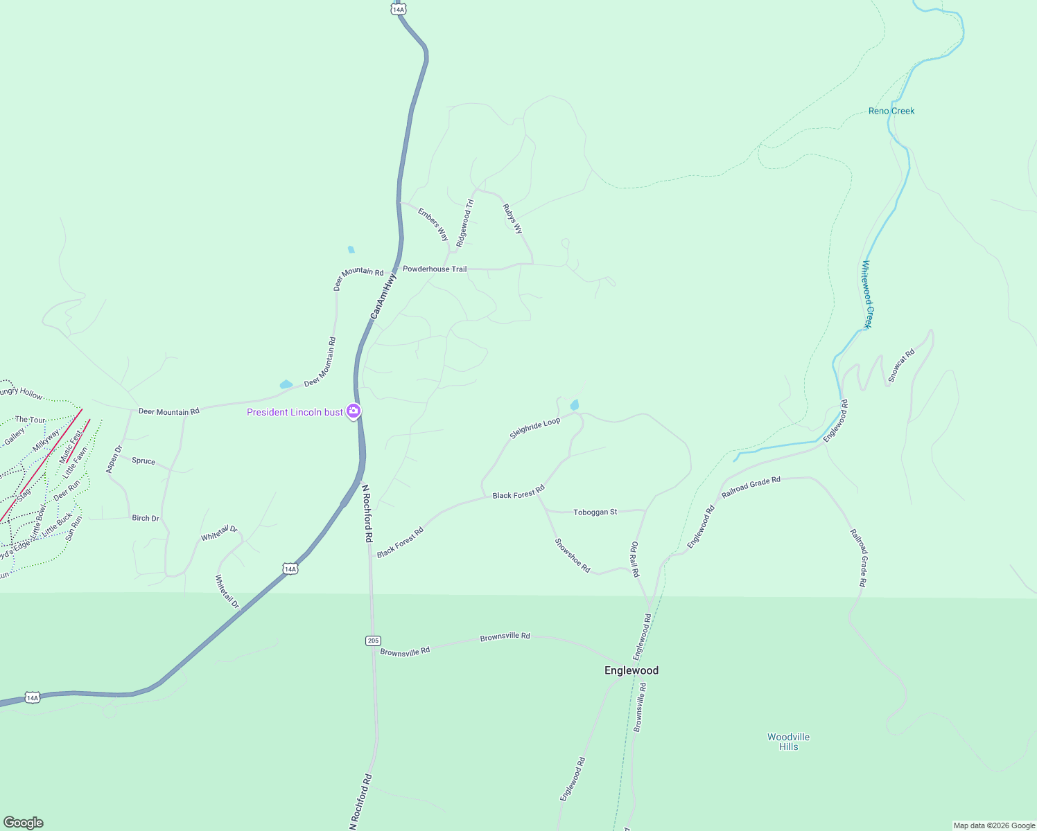 map of restaurants, bars, coffee shops, grocery stores, and more near 21355 Sleighride Loop in Lead