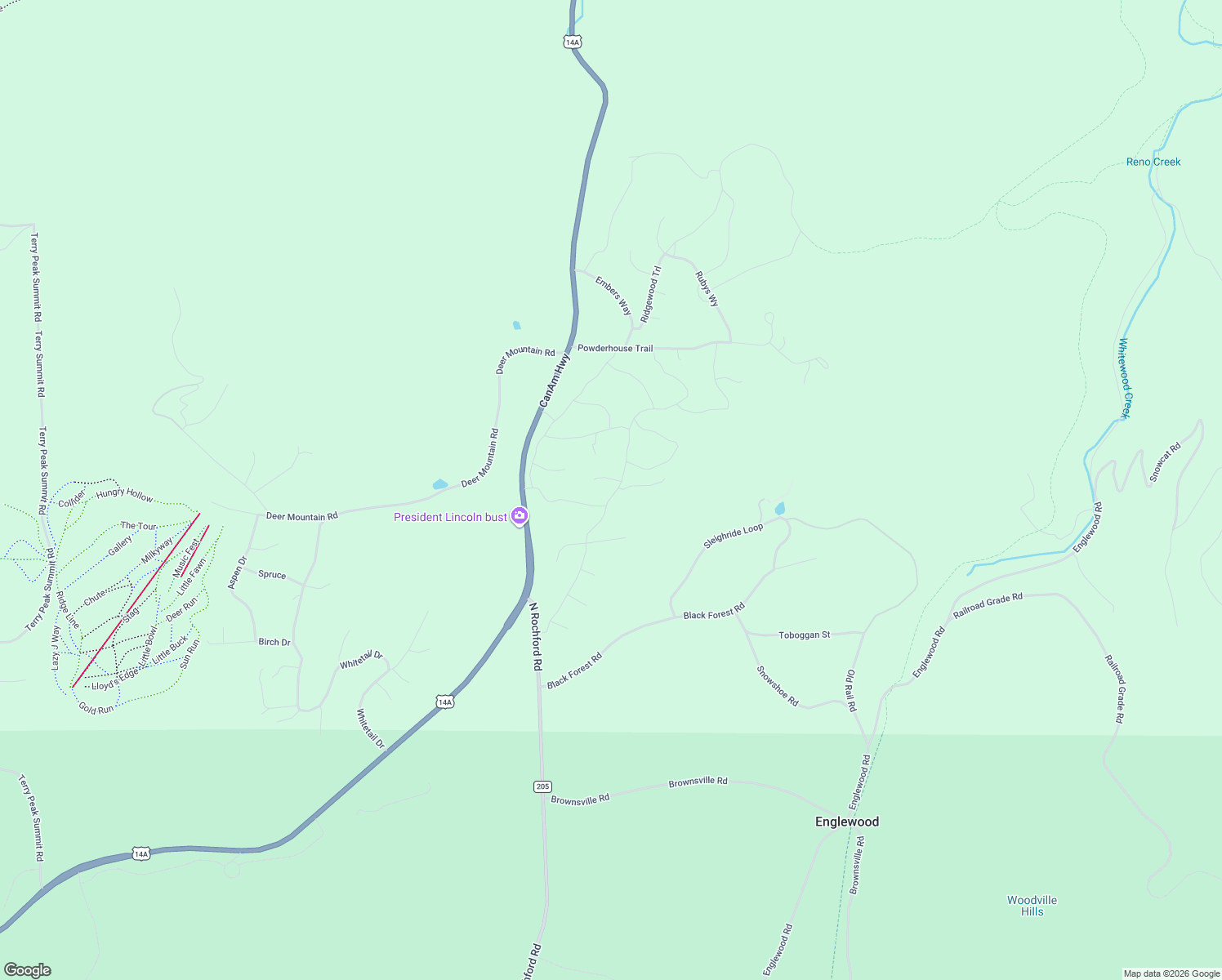 map of restaurants, bars, coffee shops, grocery stores, and more near in Englewood