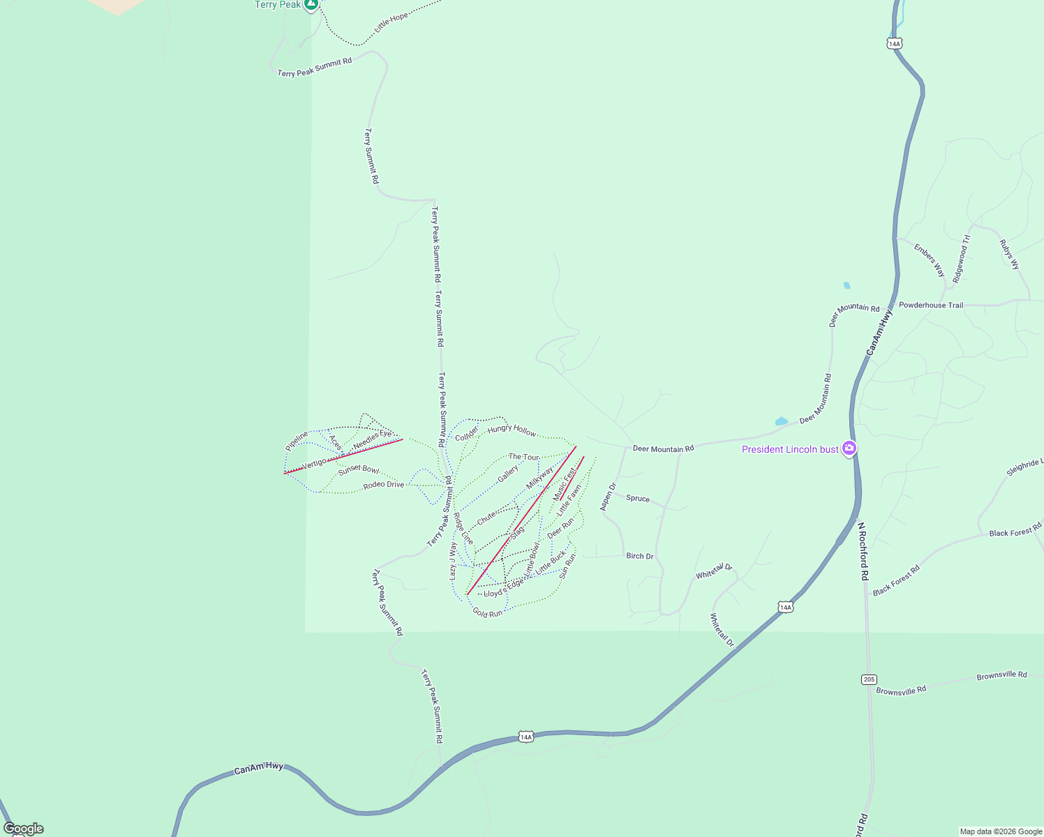 map of restaurants, bars, coffee shops, grocery stores, and more near in Terry