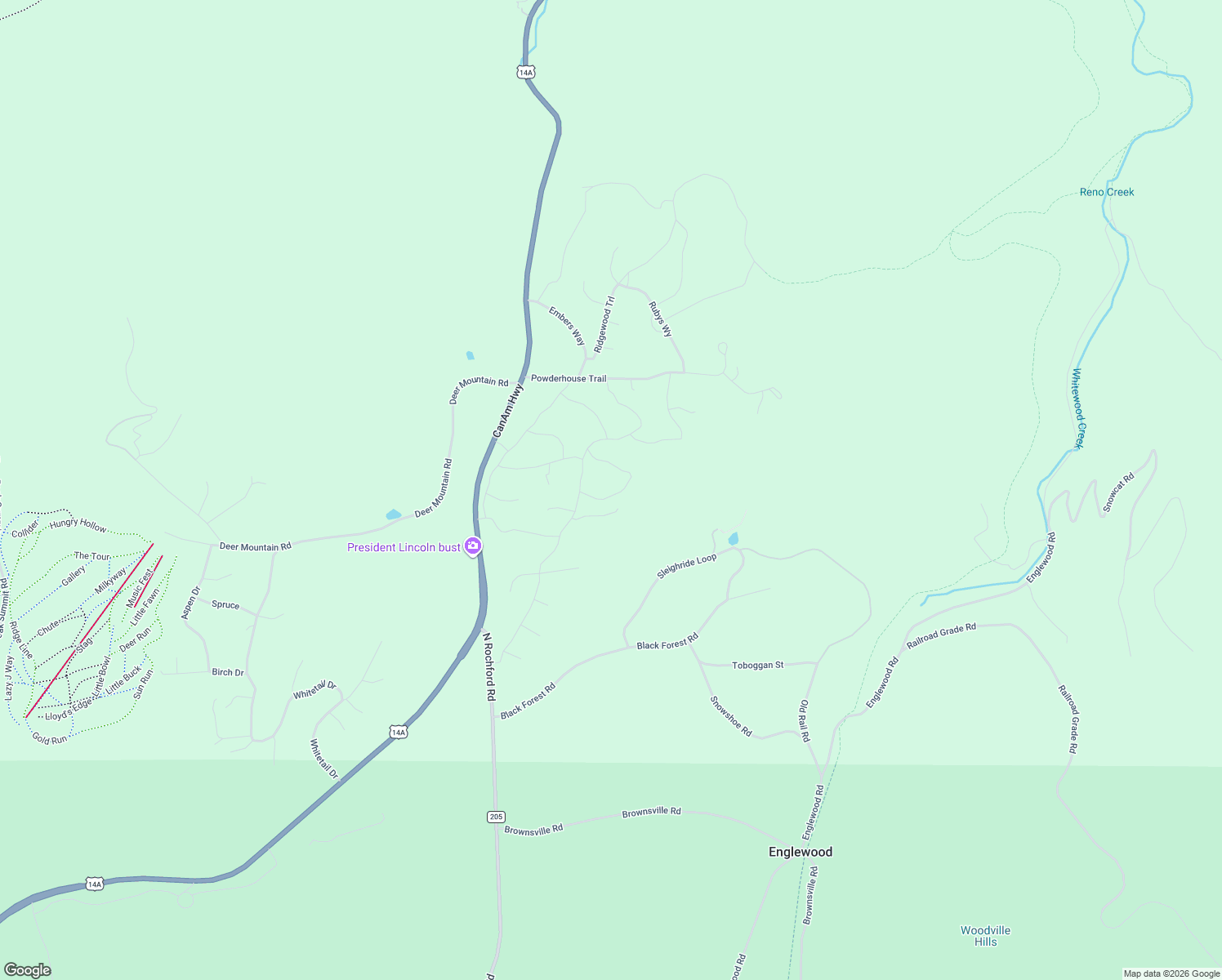 map of restaurants, bars, coffee shops, grocery stores, and more near 11285 Trailside Loop in Lead