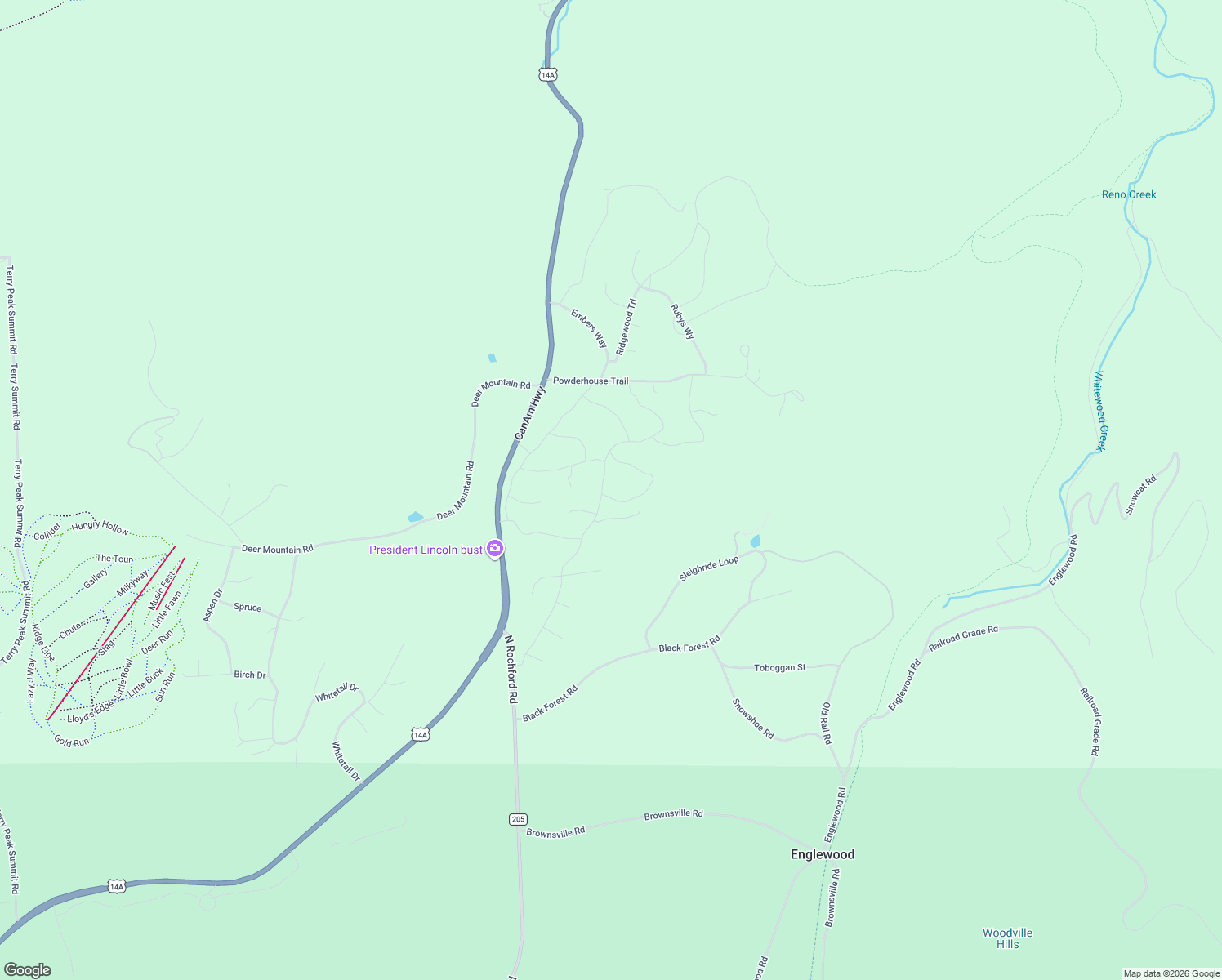 map of restaurants, bars, coffee shops, grocery stores, and more near 11285 Trailside Loop in Lead