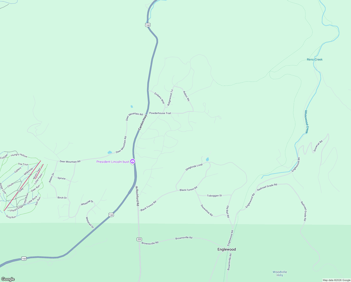 map of restaurants, bars, coffee shops, grocery stores, and more near in Englewood