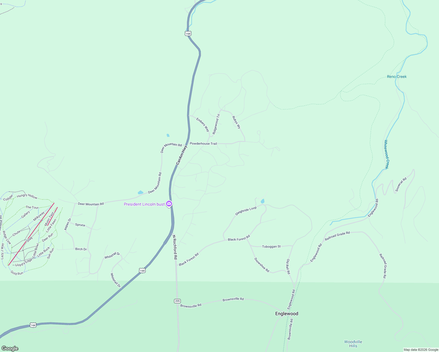 map of restaurants, bars, coffee shops, grocery stores, and more near in Englewood