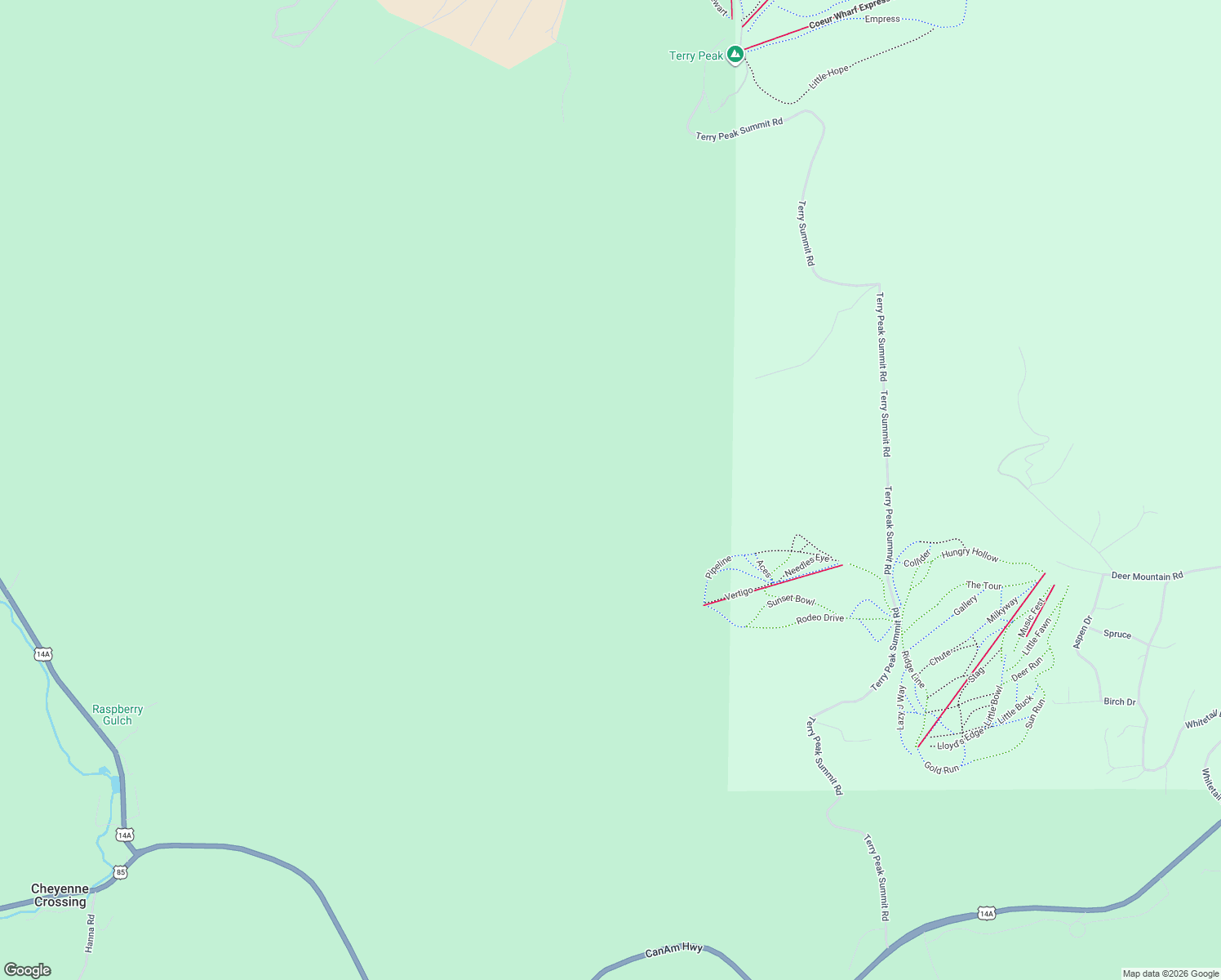 map of restaurants, bars, coffee shops, grocery stores, and more near in Cheyenne Crossing