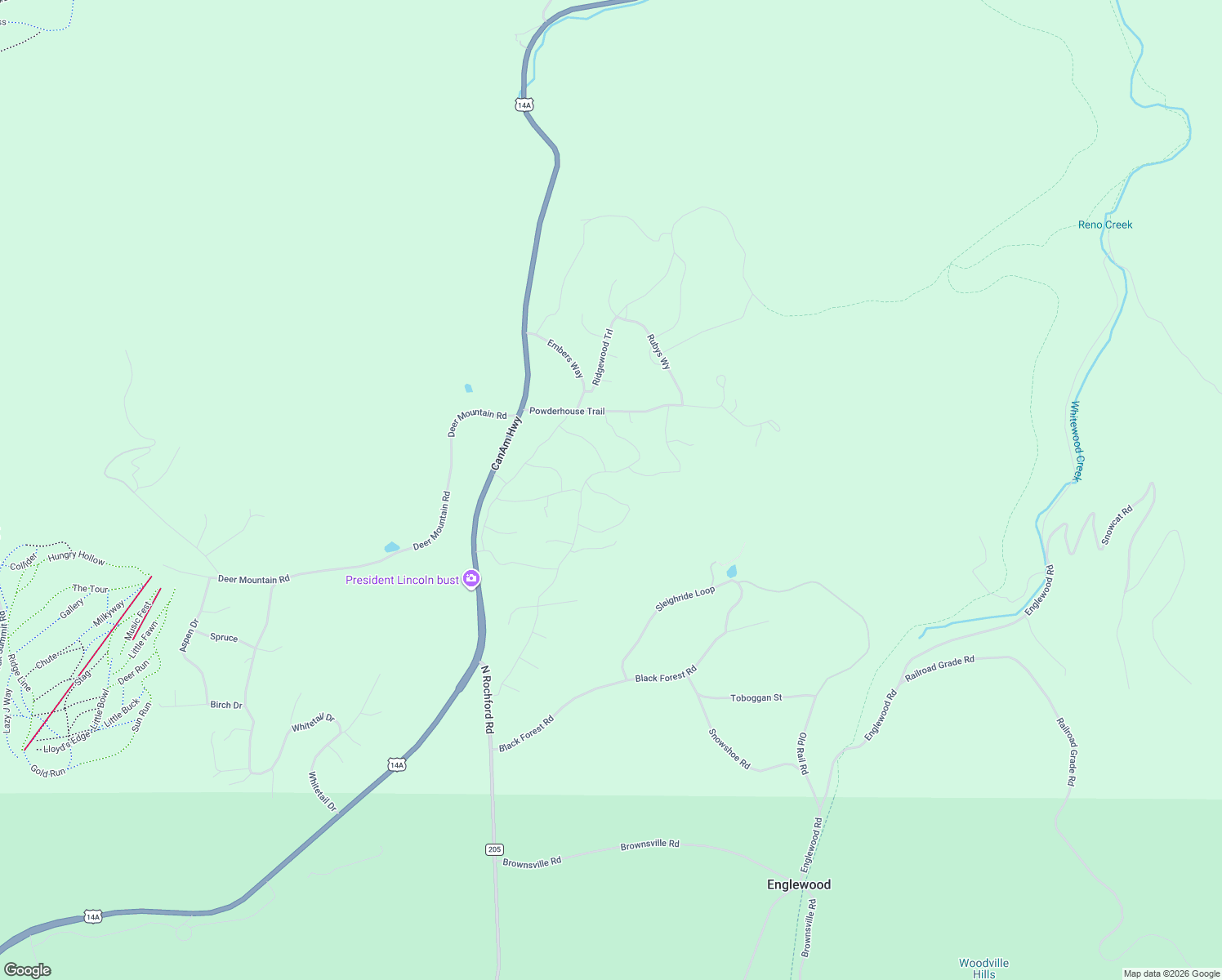 map of restaurants, bars, coffee shops, grocery stores, and more near 11284 Trailside Loop in Lead