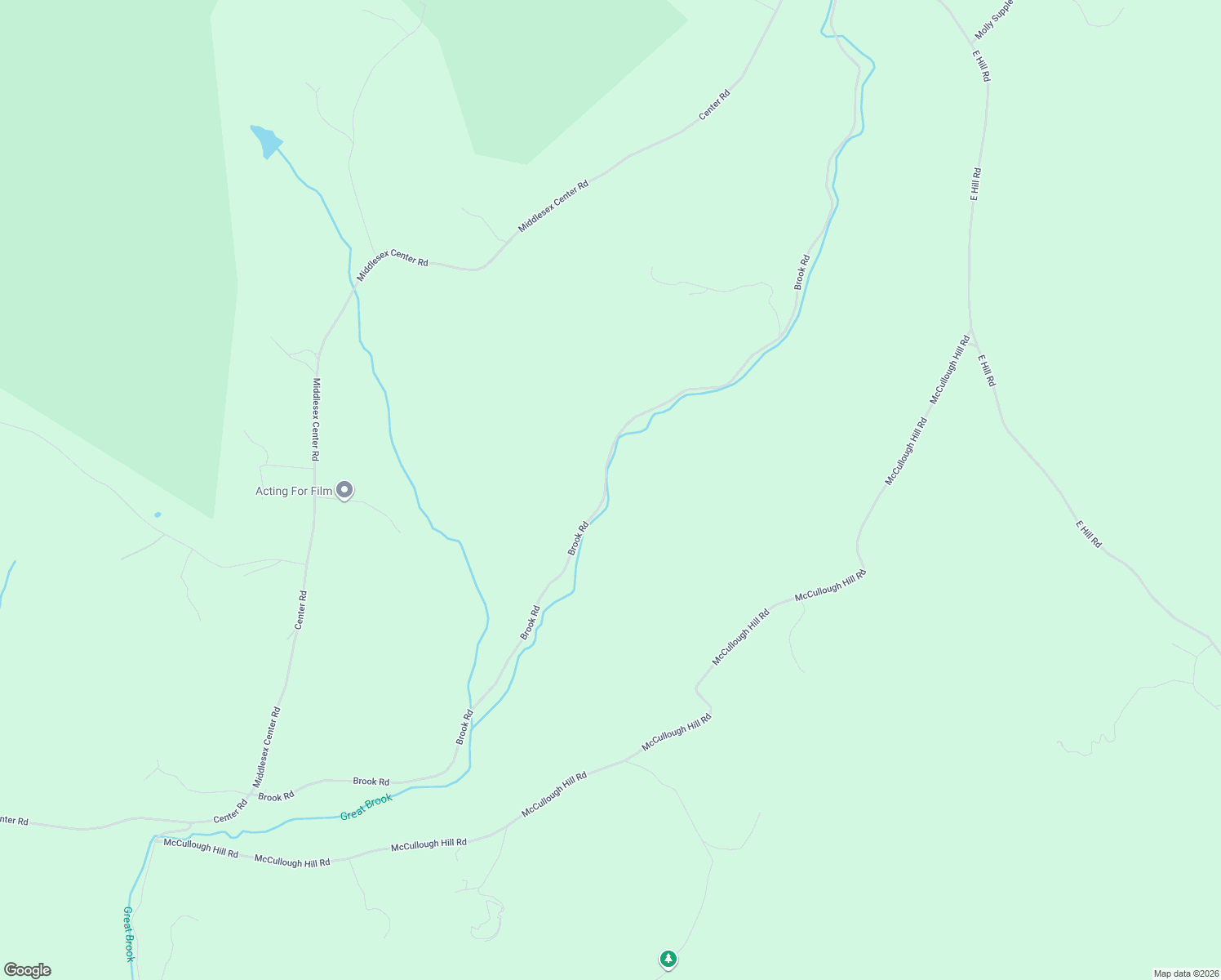map of restaurants, bars, coffee shops, grocery stores, and more near 77 Brook Road in Middlesex