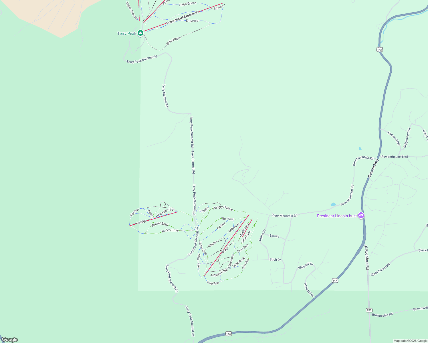 map of restaurants, bars, coffee shops, grocery stores, and more near in Terry