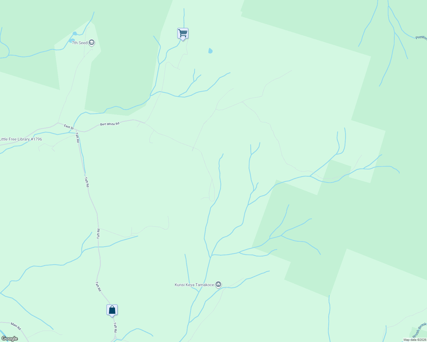 map of restaurants, bars, coffee shops, grocery stores, and more near 1125 Bert White Rd in Huntington