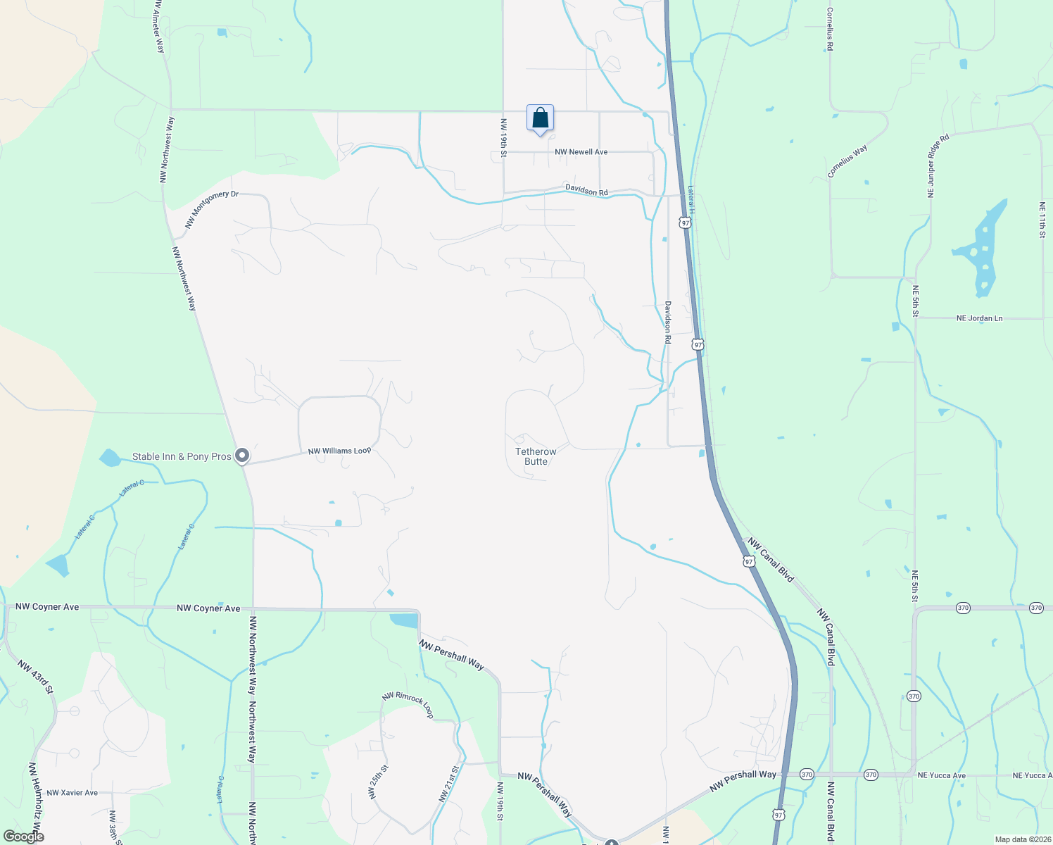 map of restaurants, bars, coffee shops, grocery stores, and more near 5590 Northwest 19th Street in Terrebonne