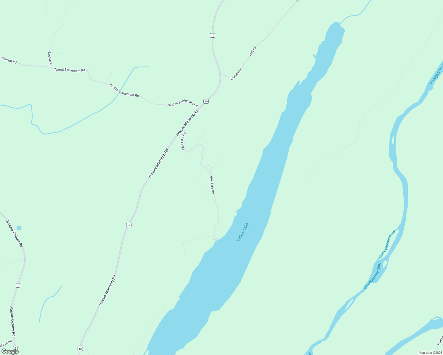 map of restaurants, bars, coffee shops, grocery stores, and more near 149 Blue Pike Road in Gouverneur