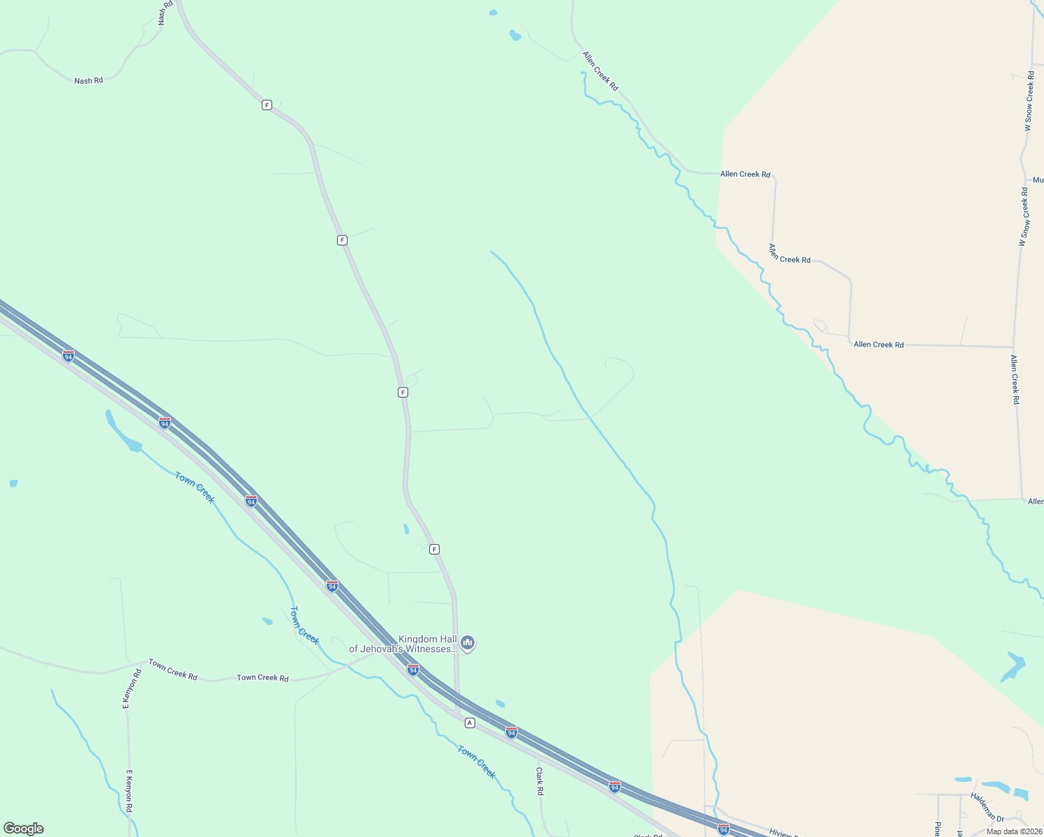 map of restaurants, bars, coffee shops, grocery stores, and more near W11197 Roningen Road in Black River Falls