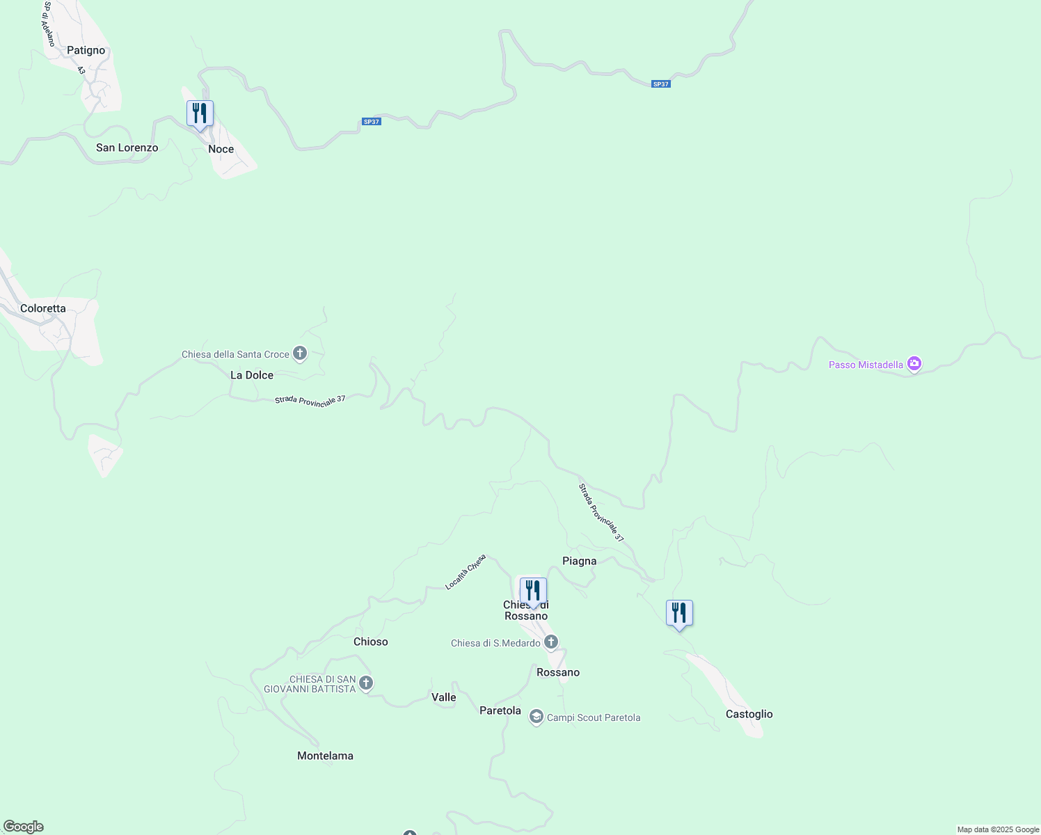 map of restaurants, bars, coffee shops, grocery stores, and more near in Province of Massa and Carrara