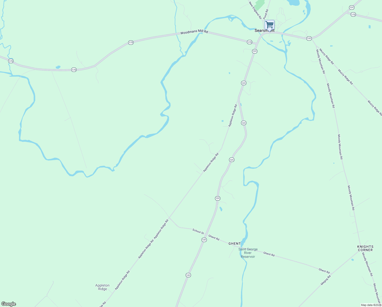 map of restaurants, bars, coffee shops, grocery stores, and more near in Searsmont