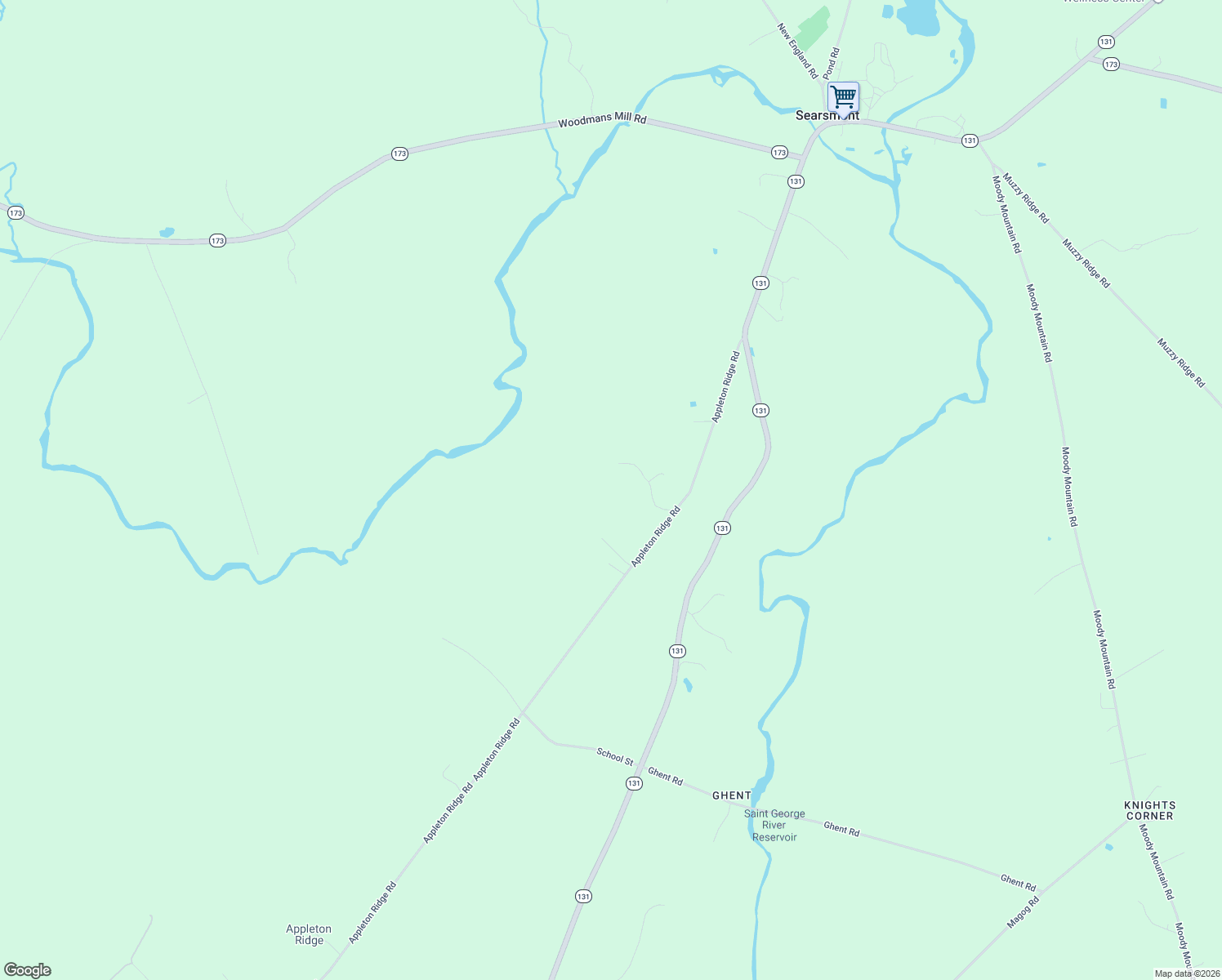 map of restaurants, bars, coffee shops, grocery stores, and more near in Searsmont