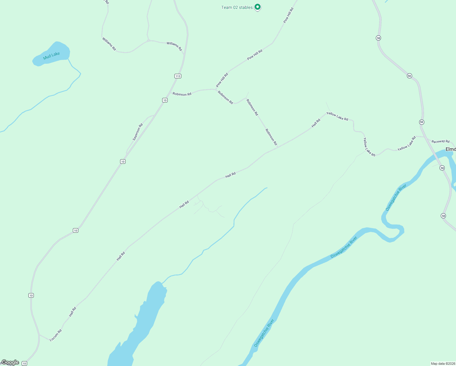 map of restaurants, bars, coffee shops, grocery stores, and more near 380 Hall Rd in Gouverneur