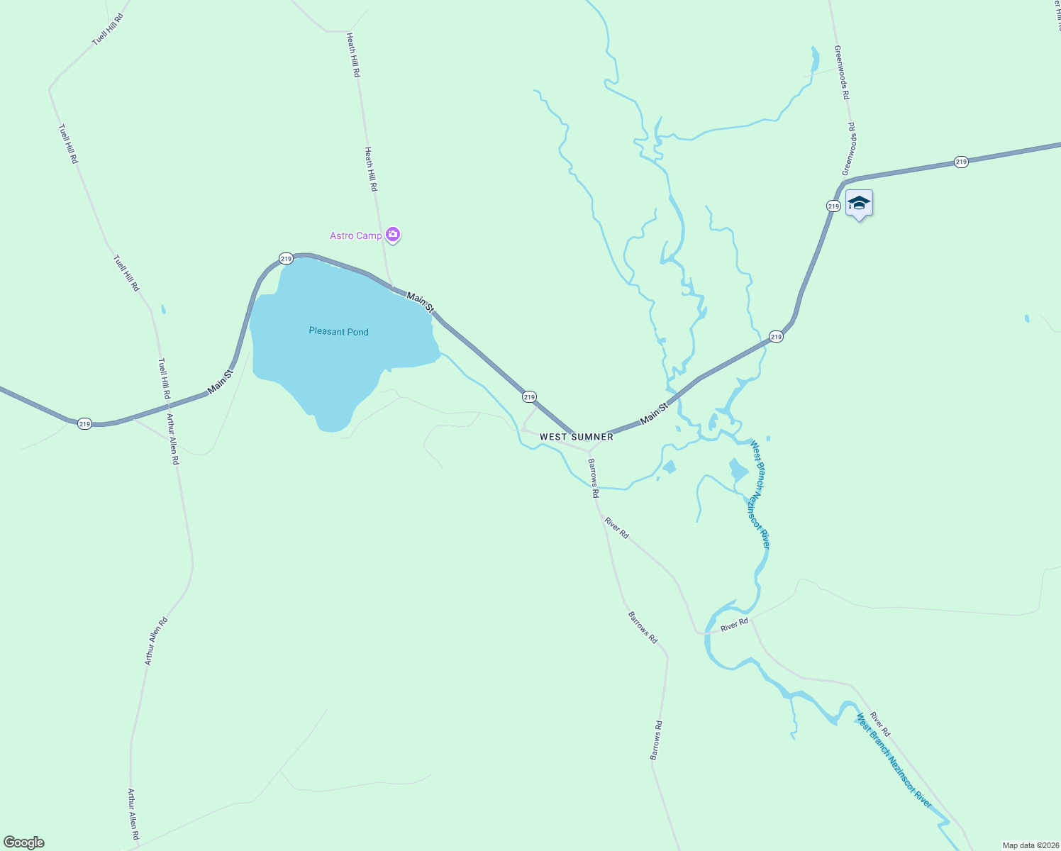 map of restaurants, bars, coffee shops, grocery stores, and more near 15 Front Street in Sumner