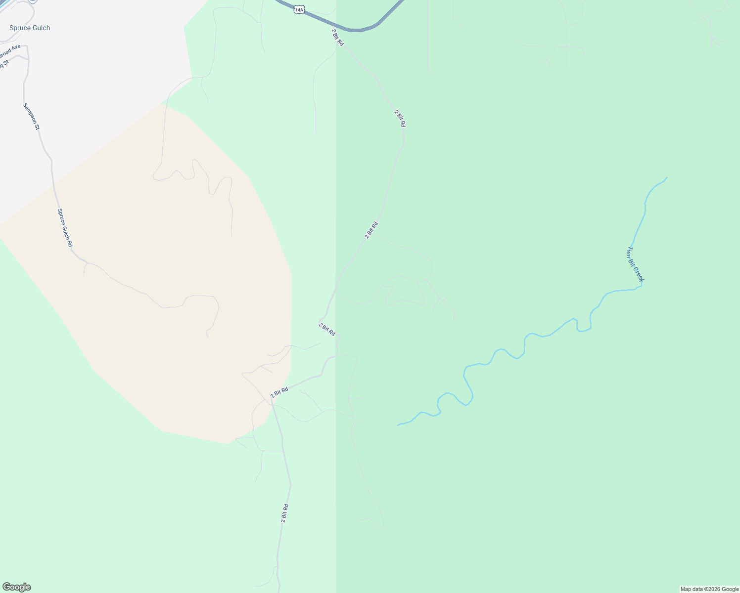 map of restaurants, bars, coffee shops, grocery stores, and more near 2 Bit Road in Sturgis