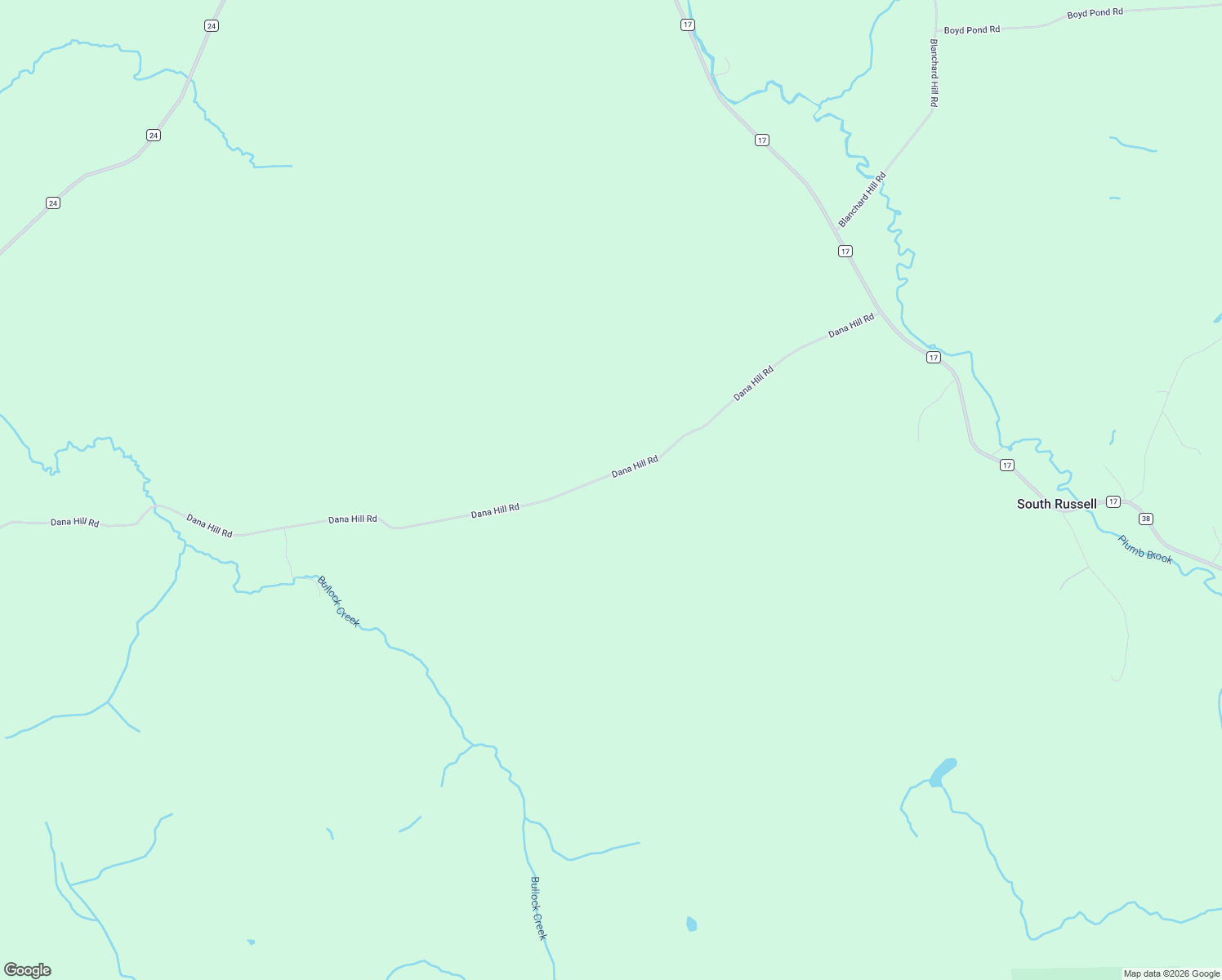 map of restaurants, bars, coffee shops, grocery stores, and more near 472 Dana Hill Rd in Russell