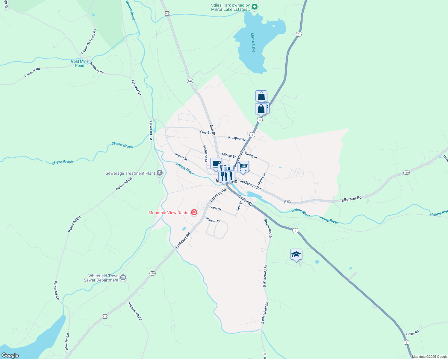 6 King Square, Whitefield NH Walk Score