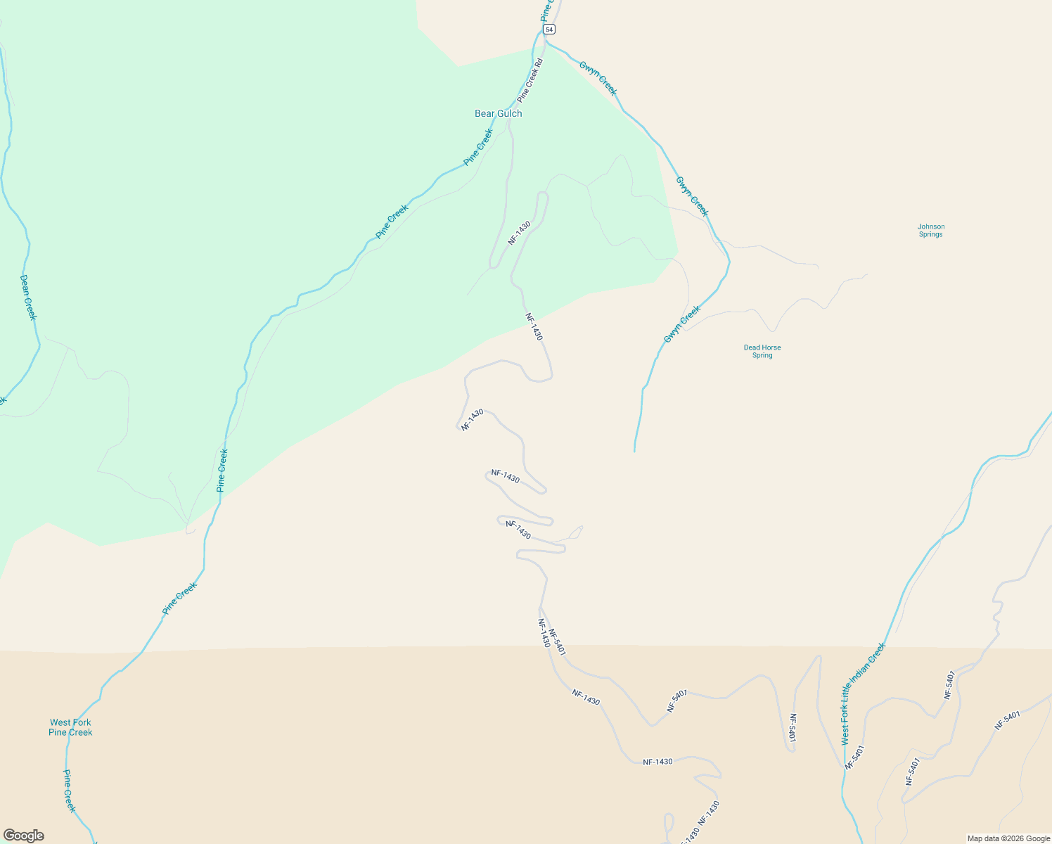 map of restaurants, bars, coffee shops, grocery stores, and more near National Forest Development Road 1430 in John Day