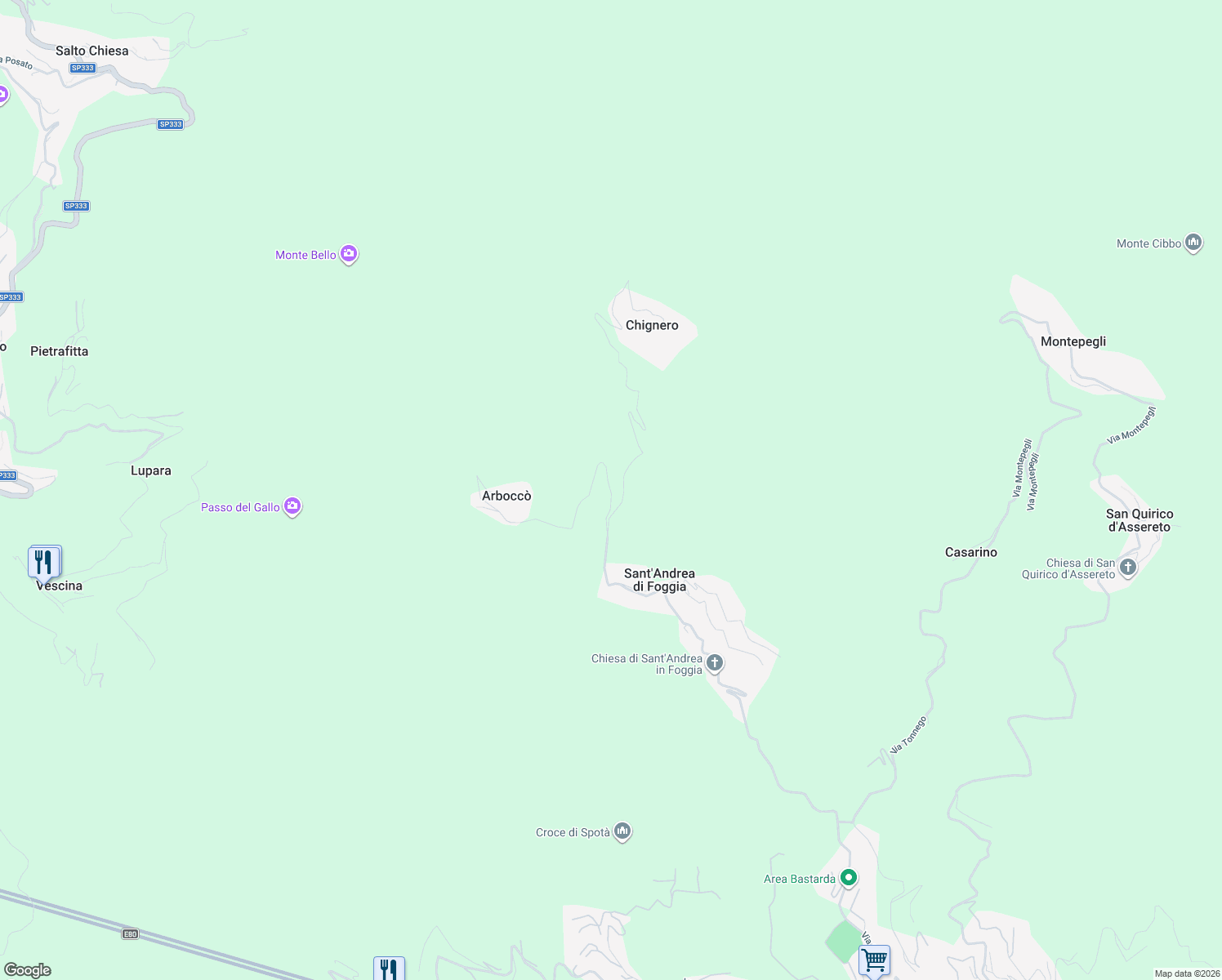 map of restaurants, bars, coffee shops, grocery stores, and more near in Città Metropolitana di Genova