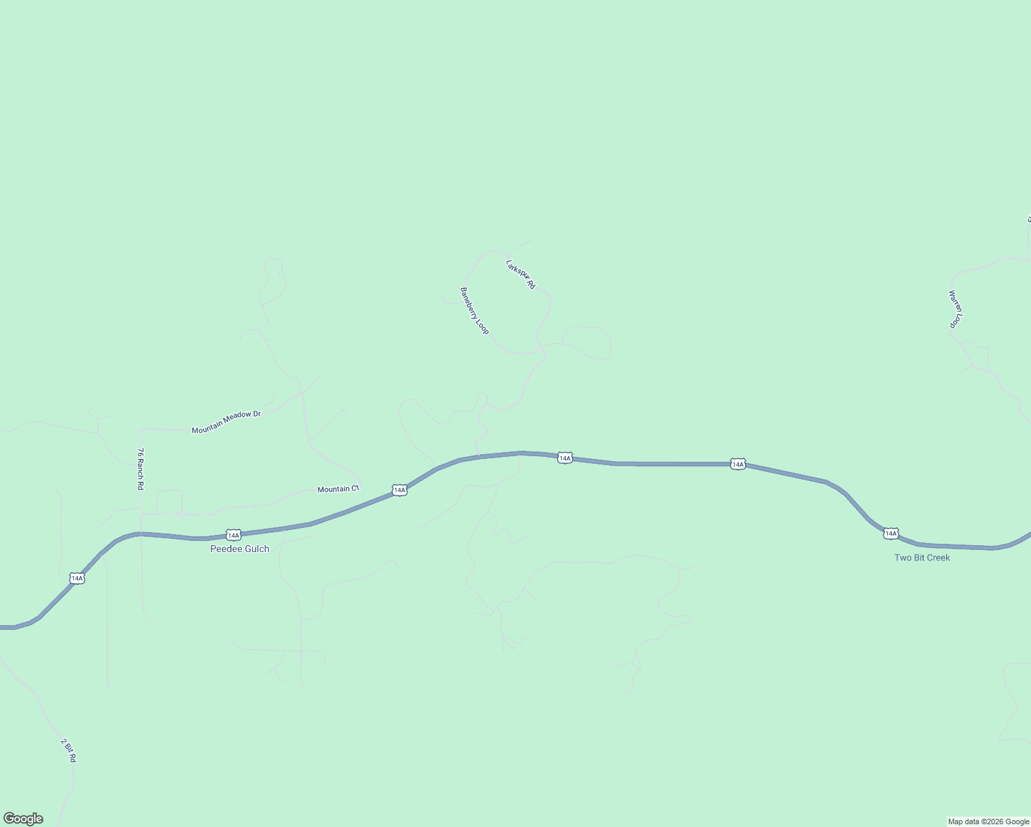 map of restaurants, bars, coffee shops, grocery stores, and more near 20767 Larkspur Road in Sturgis