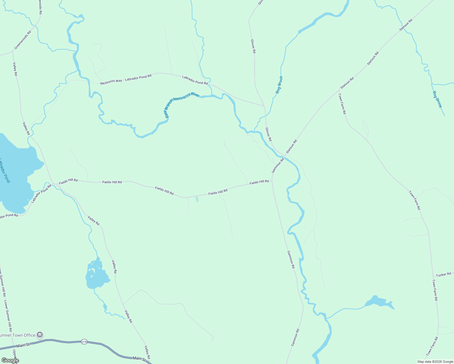 map of restaurants, bars, coffee shops, grocery stores, and more near 112 Fields Hill Road in Sumner