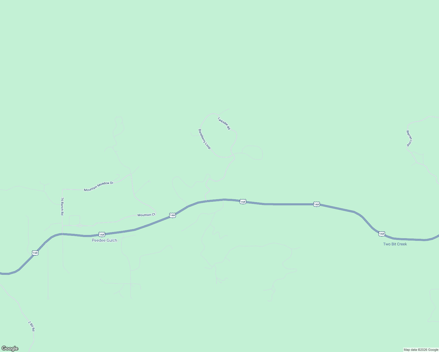 map of restaurants, bars, coffee shops, grocery stores, and more near 20767 Larkspur Road in Sturgis