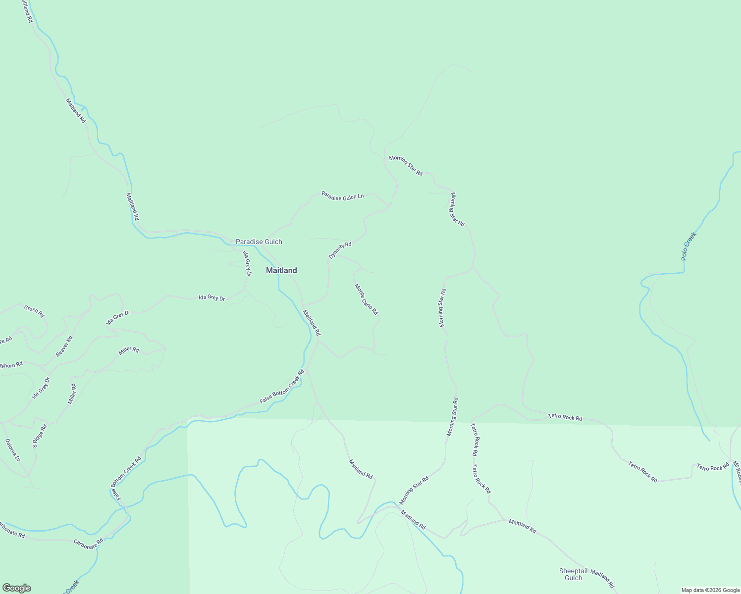 map of restaurants, bars, coffee shops, grocery stores, and more near Monte Carlo Road in Lead