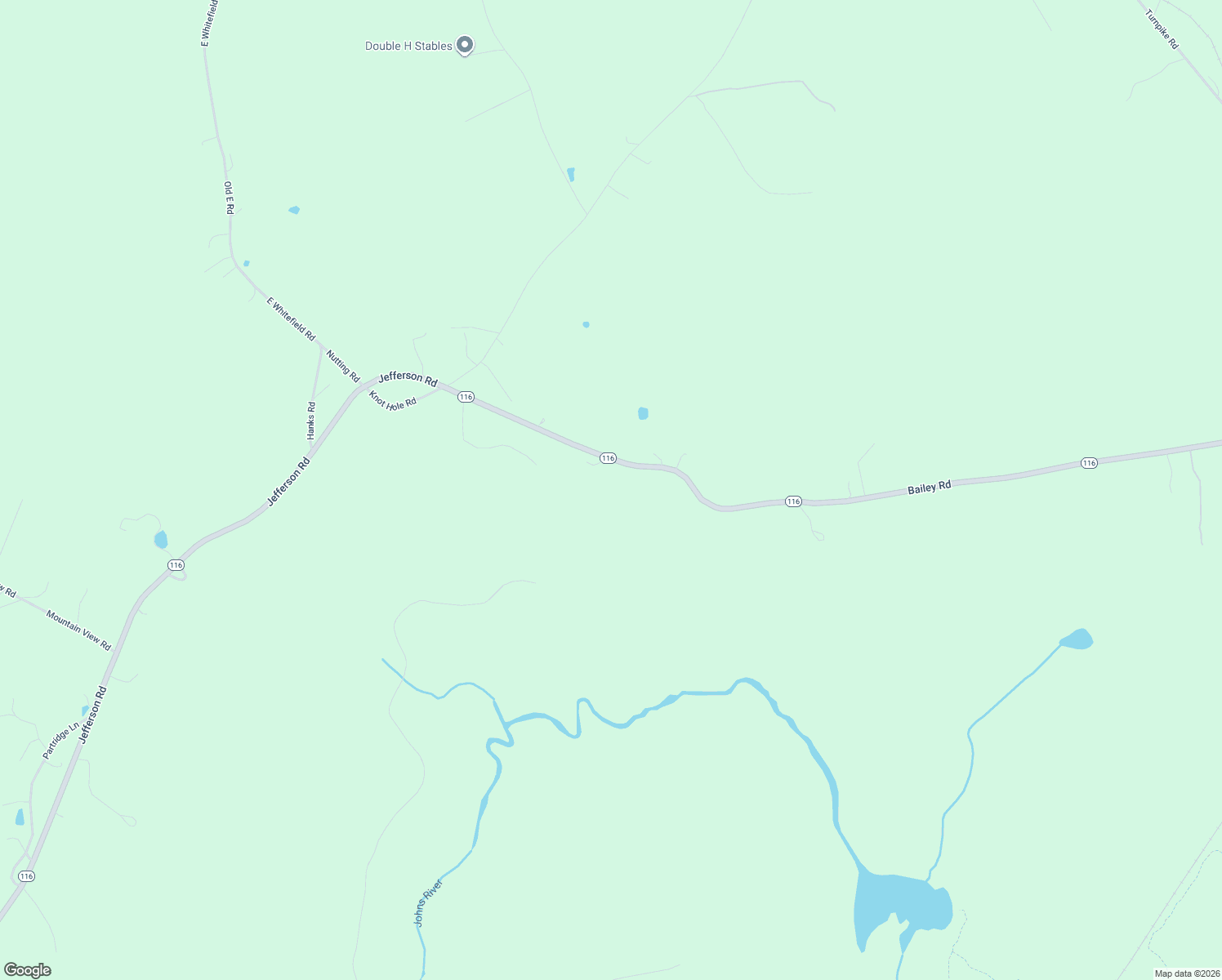 map of restaurants, bars, coffee shops, grocery stores, and more near 959 East Whitefield Road in Whitefield