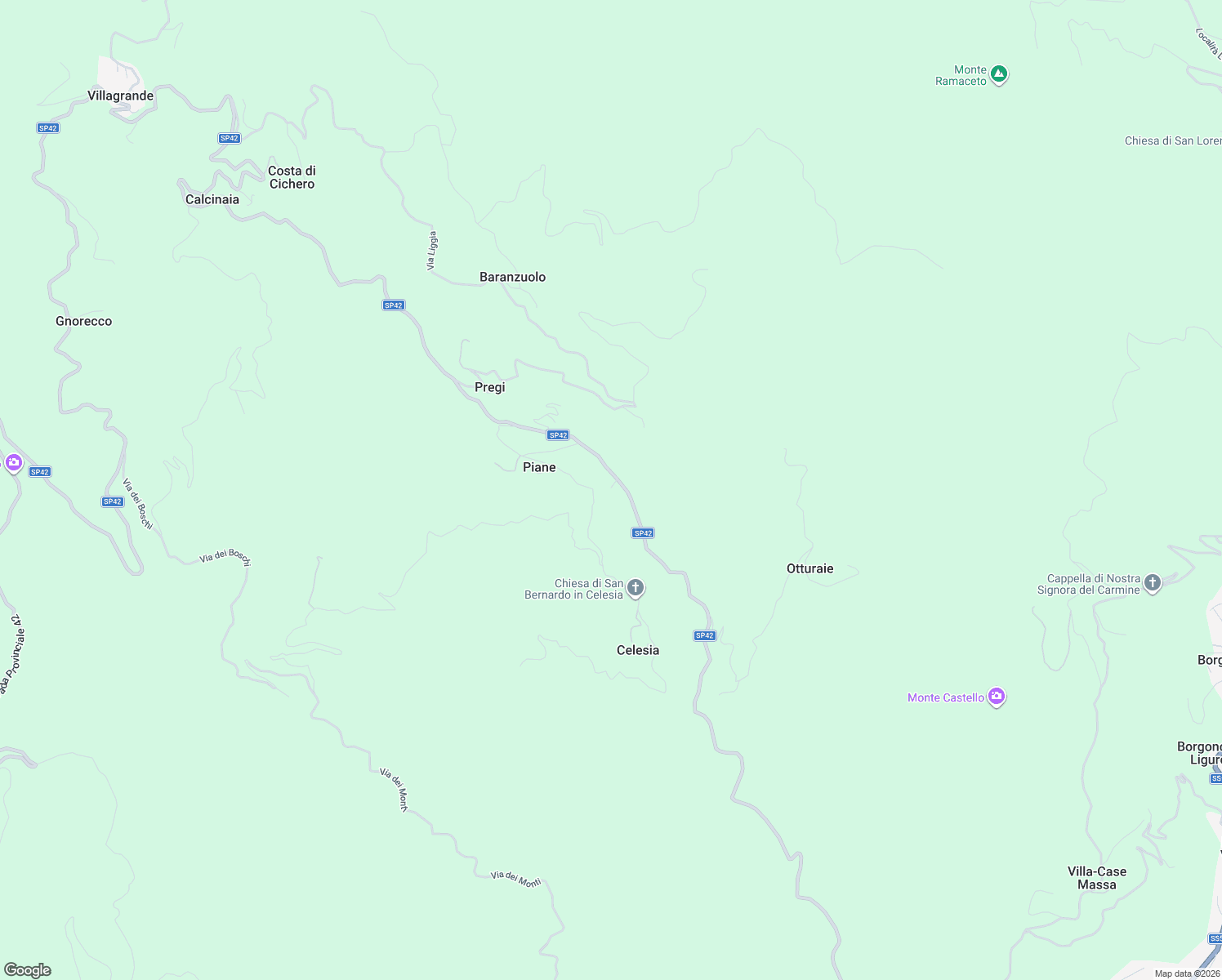 map of restaurants, bars, coffee shops, grocery stores, and more near 11 Via Giuseppe Devoto in Mezzavalle