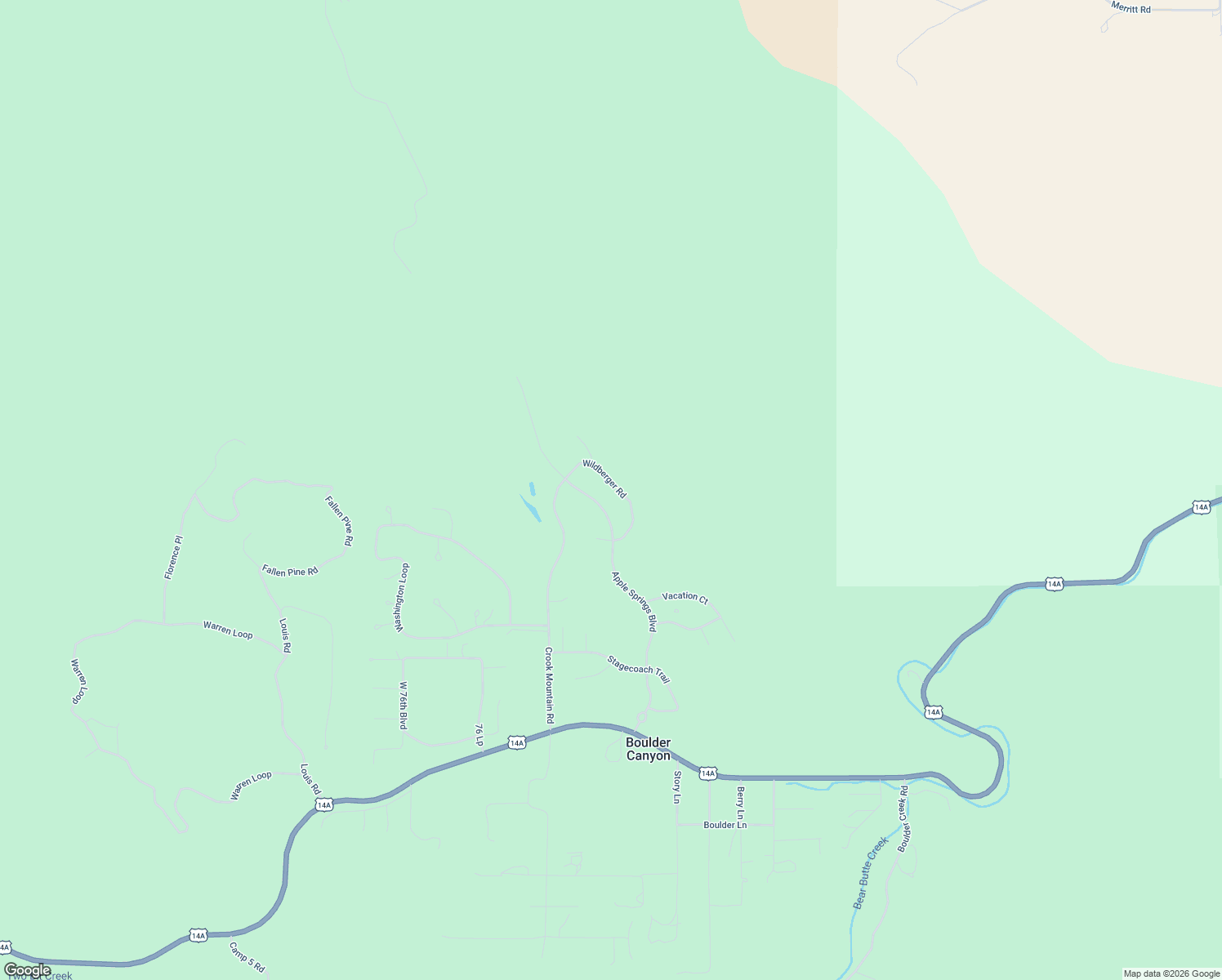 map of restaurants, bars, coffee shops, grocery stores, and more near 20672 Apple Springs Boulevard in Sturgis