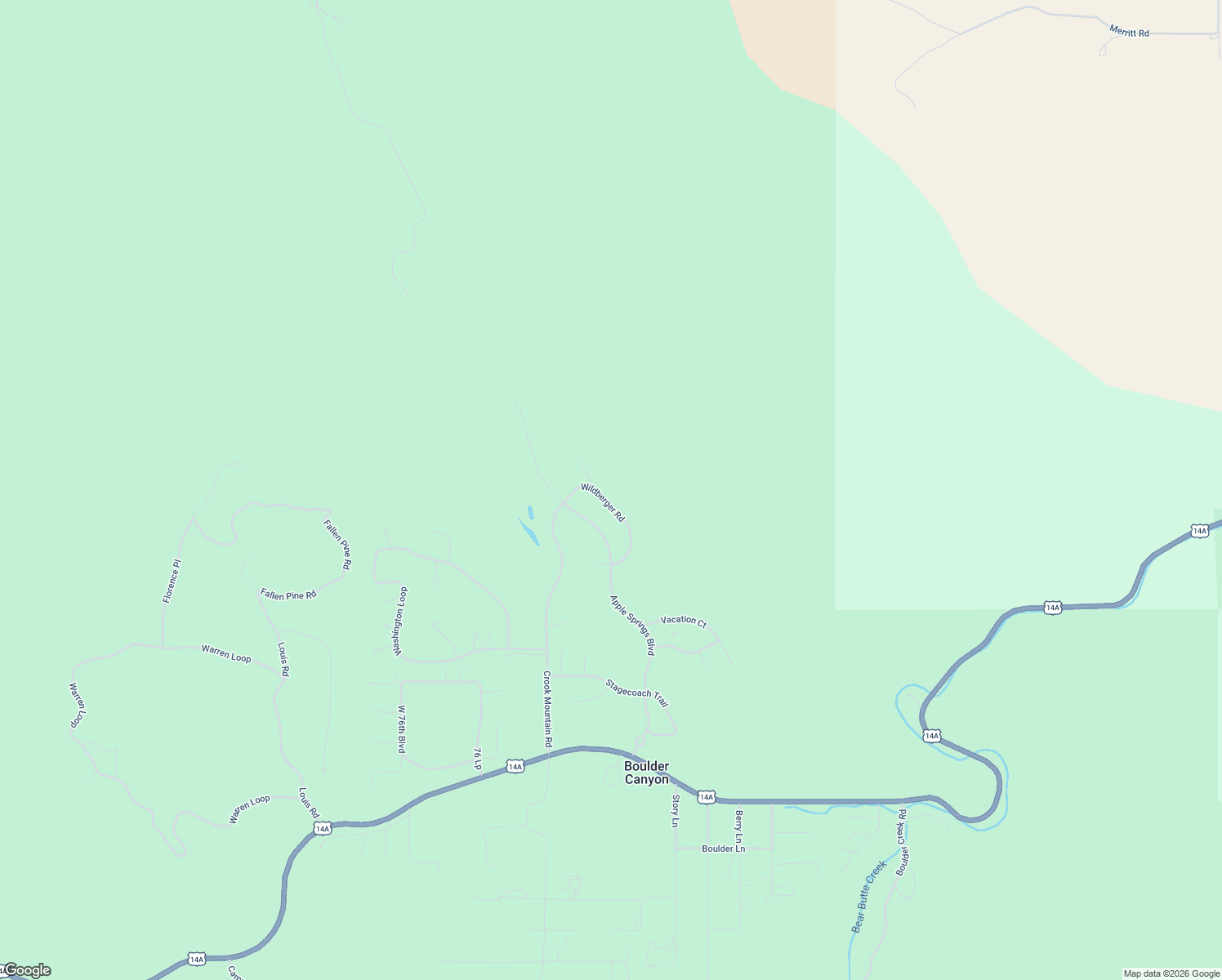 map of restaurants, bars, coffee shops, grocery stores, and more near 20672 Apple Springs Boulevard in Sturgis