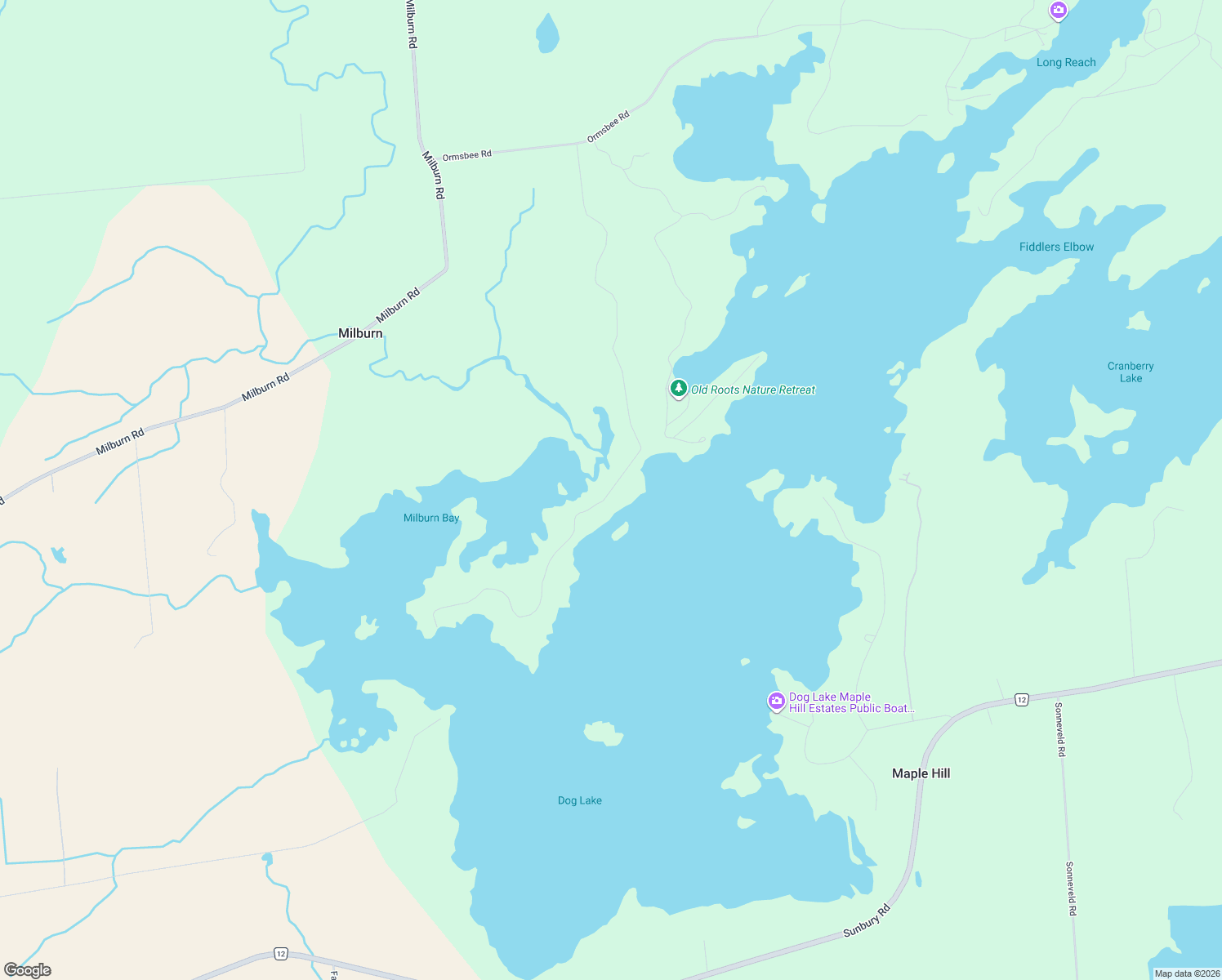 map of restaurants, bars, coffee shops, grocery stores, and more near 3855 Hideaway Lane in Battersea