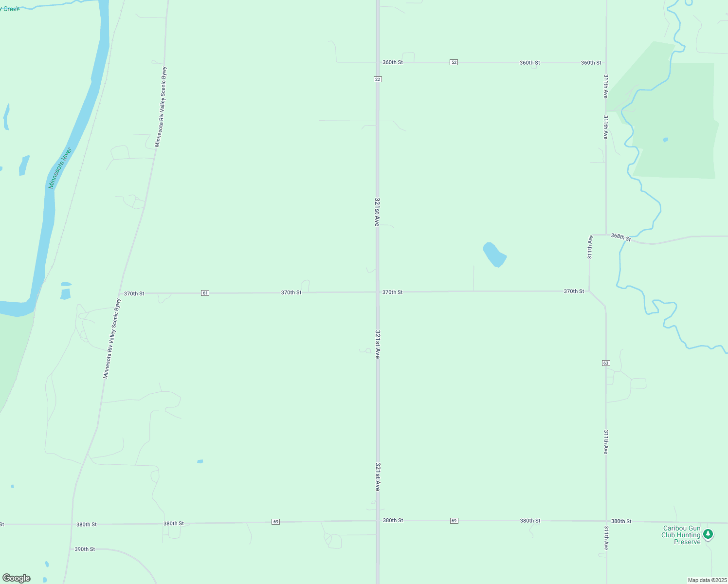 map of restaurants, bars, coffee shops, grocery stores, and more near 32125 370th Street in Le Sueur