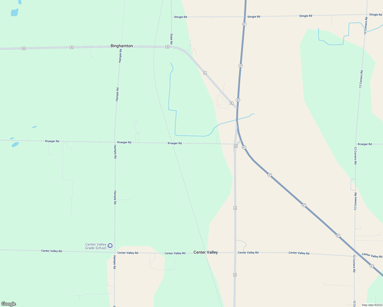 map of restaurants, bars, coffee shops, grocery stores, and more near W5409 Krueger Rd in Black Creek