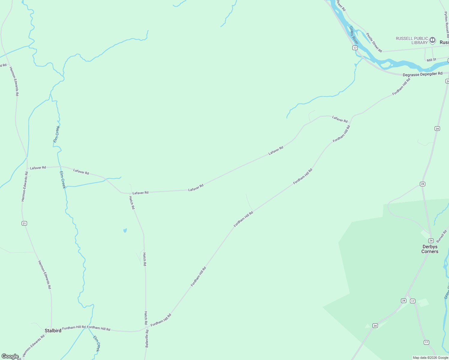 map of restaurants, bars, coffee shops, grocery stores, and more near 325 Lafaver Road in Hermon