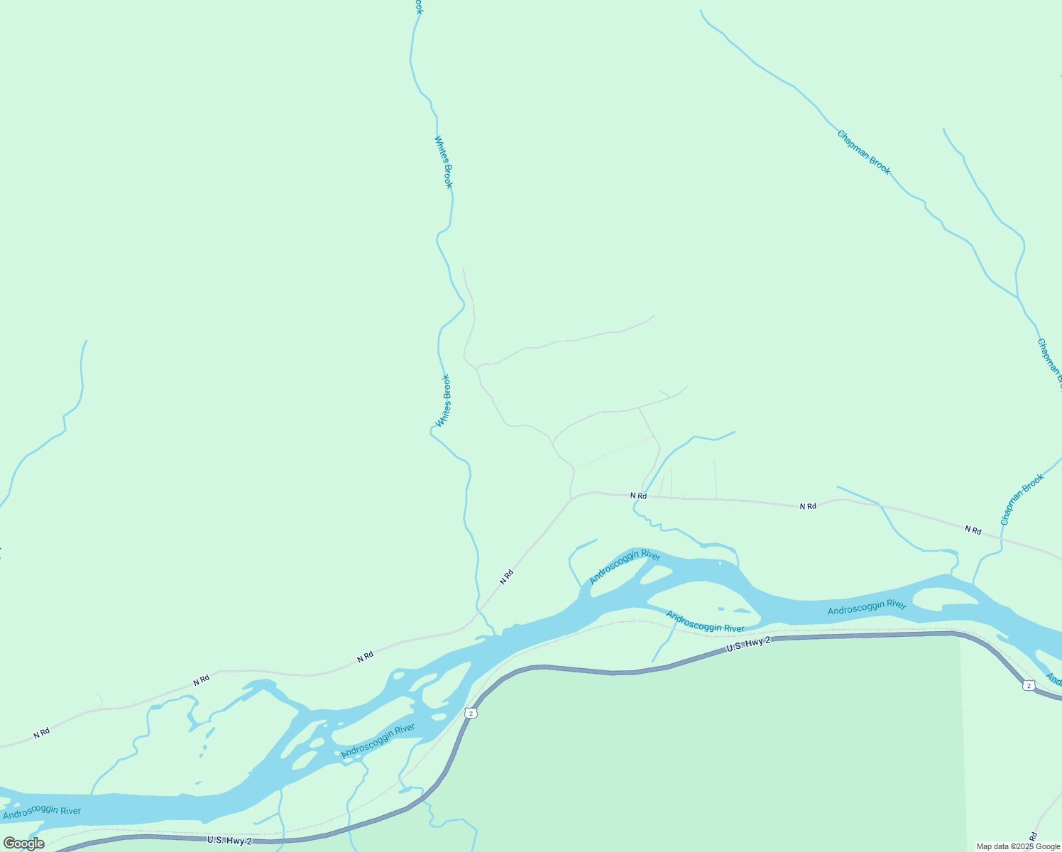 map of restaurants, bars, coffee shops, grocery stores, and more near White Brook Road in Gilead