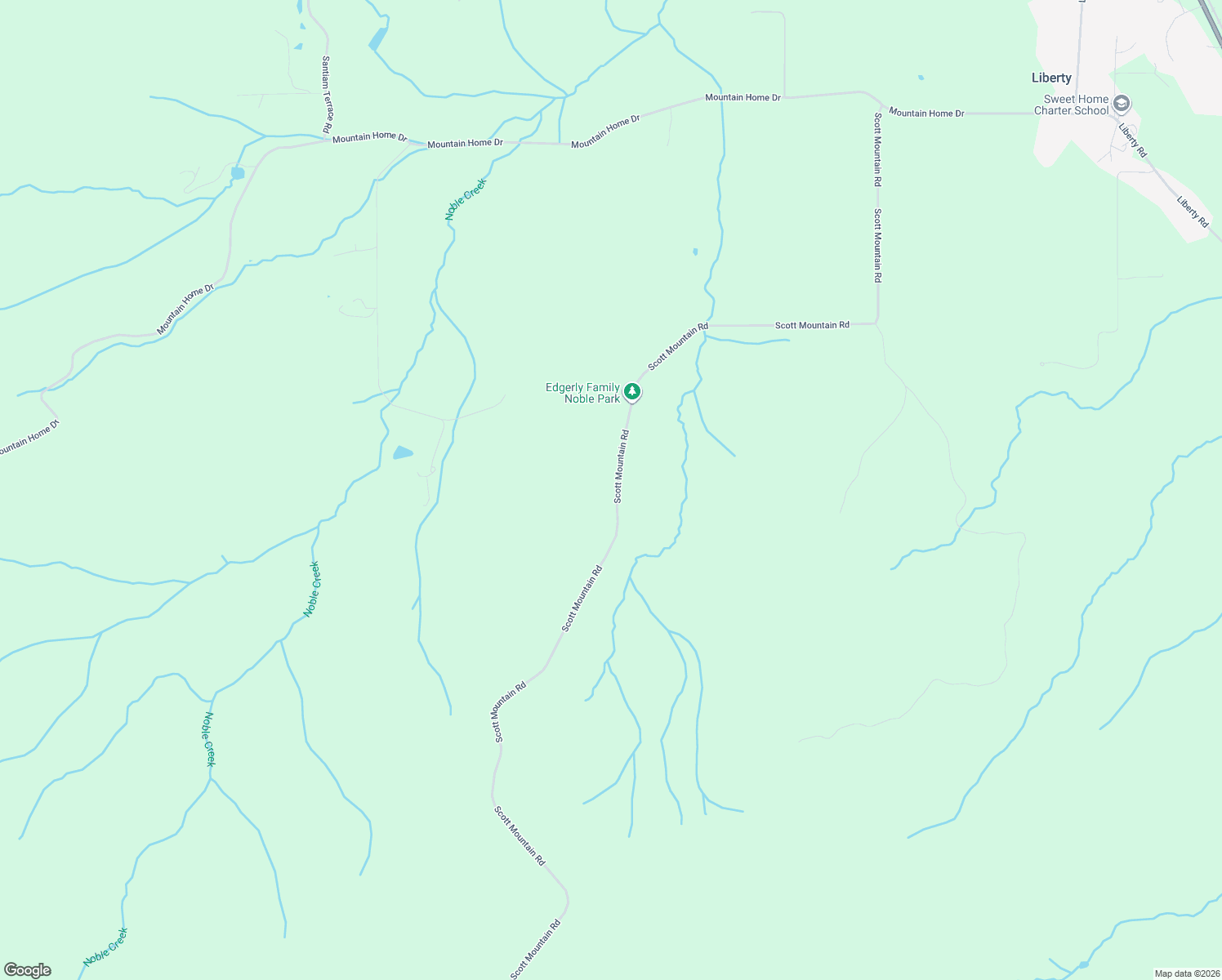 map of restaurants, bars, coffee shops, grocery stores, and more near 28244 Scott Mountain Road in Sweet Home